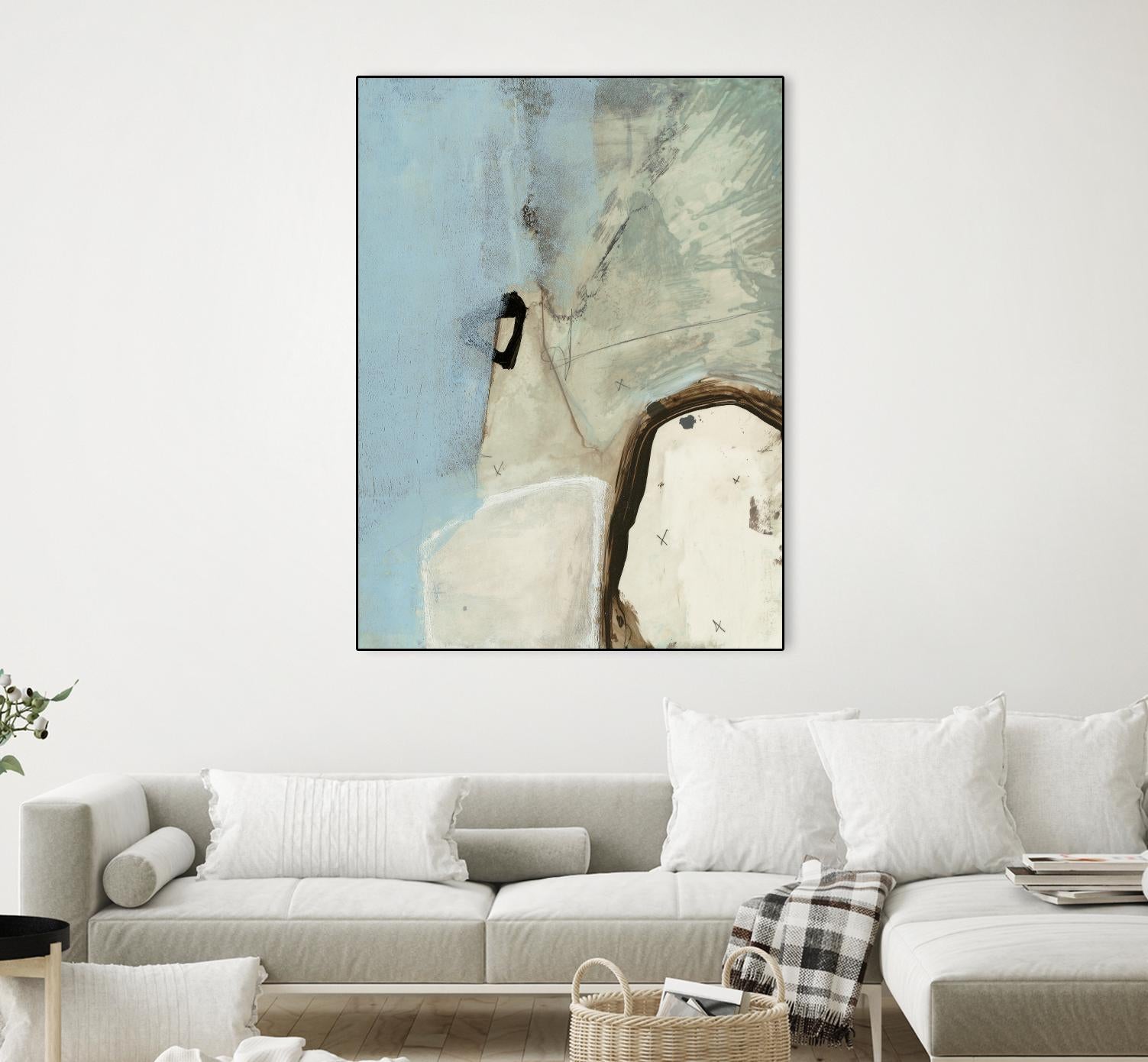 Abstracted Series VIII by Lisa Ridgers on GIANT ART - beige abstract