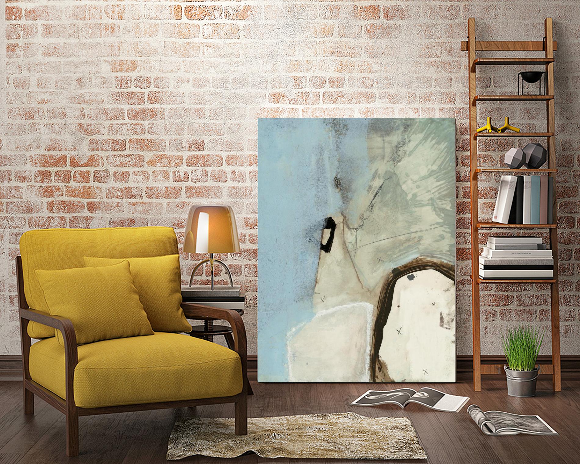 Abstracted Series VIII by Lisa Ridgers on GIANT ART - beige abstract