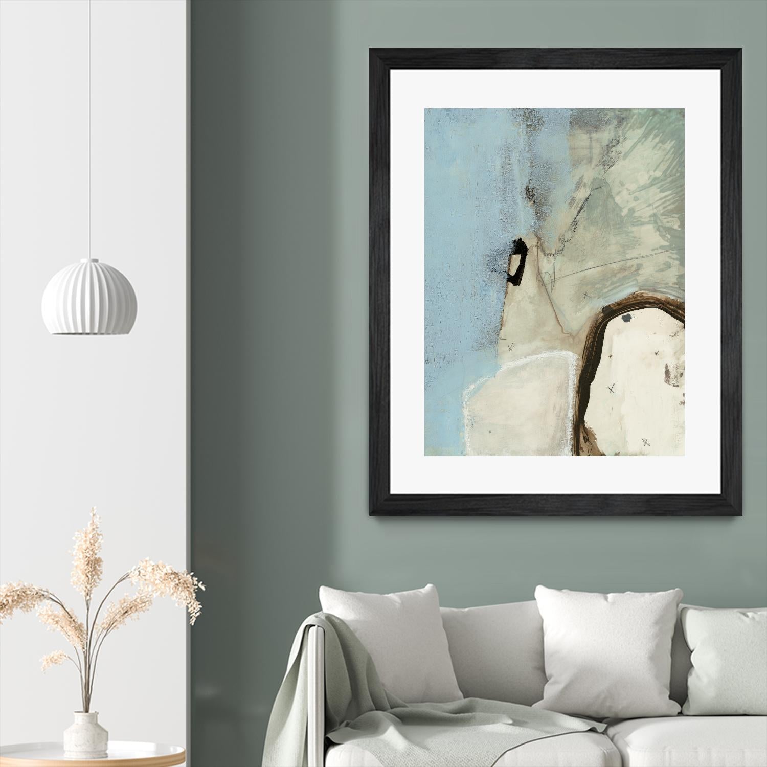 Abstracted Series VIII by Lisa Ridgers on GIANT ART - beige abstract