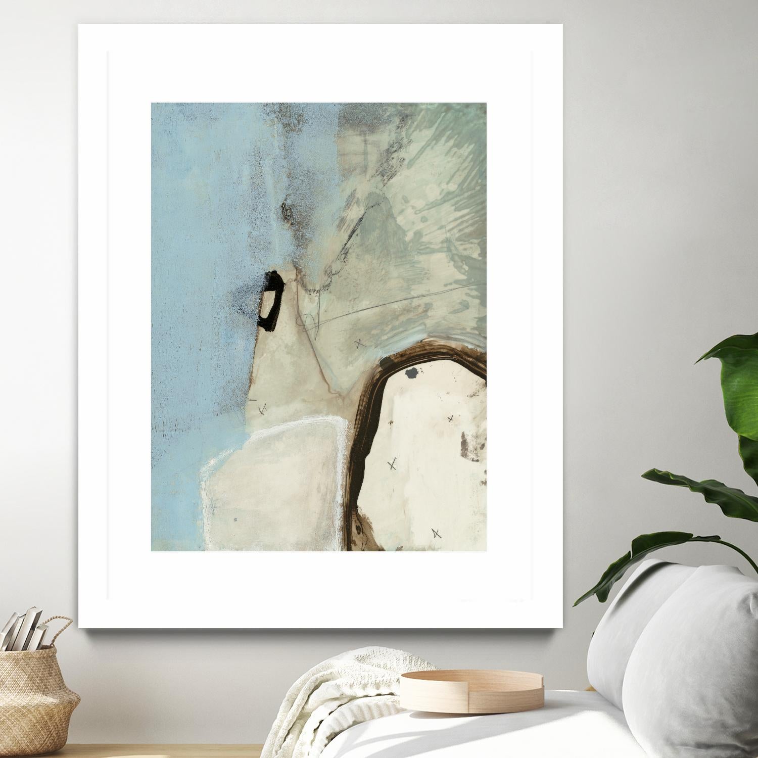 Abstracted Series VIII by Lisa Ridgers on GIANT ART - beige abstract