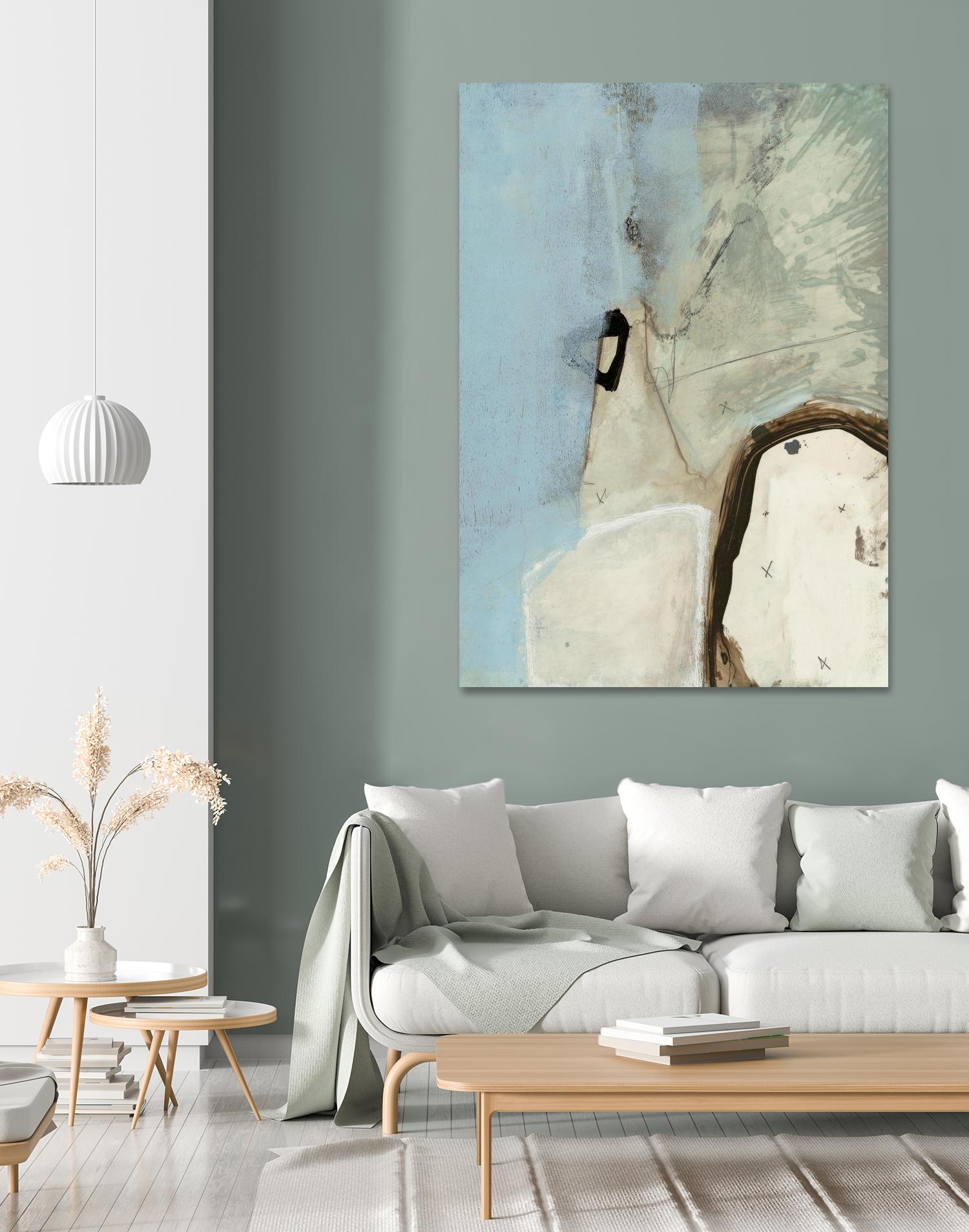 Abstracted Series VIII by Lisa Ridgers on GIANT ART - beige abstract