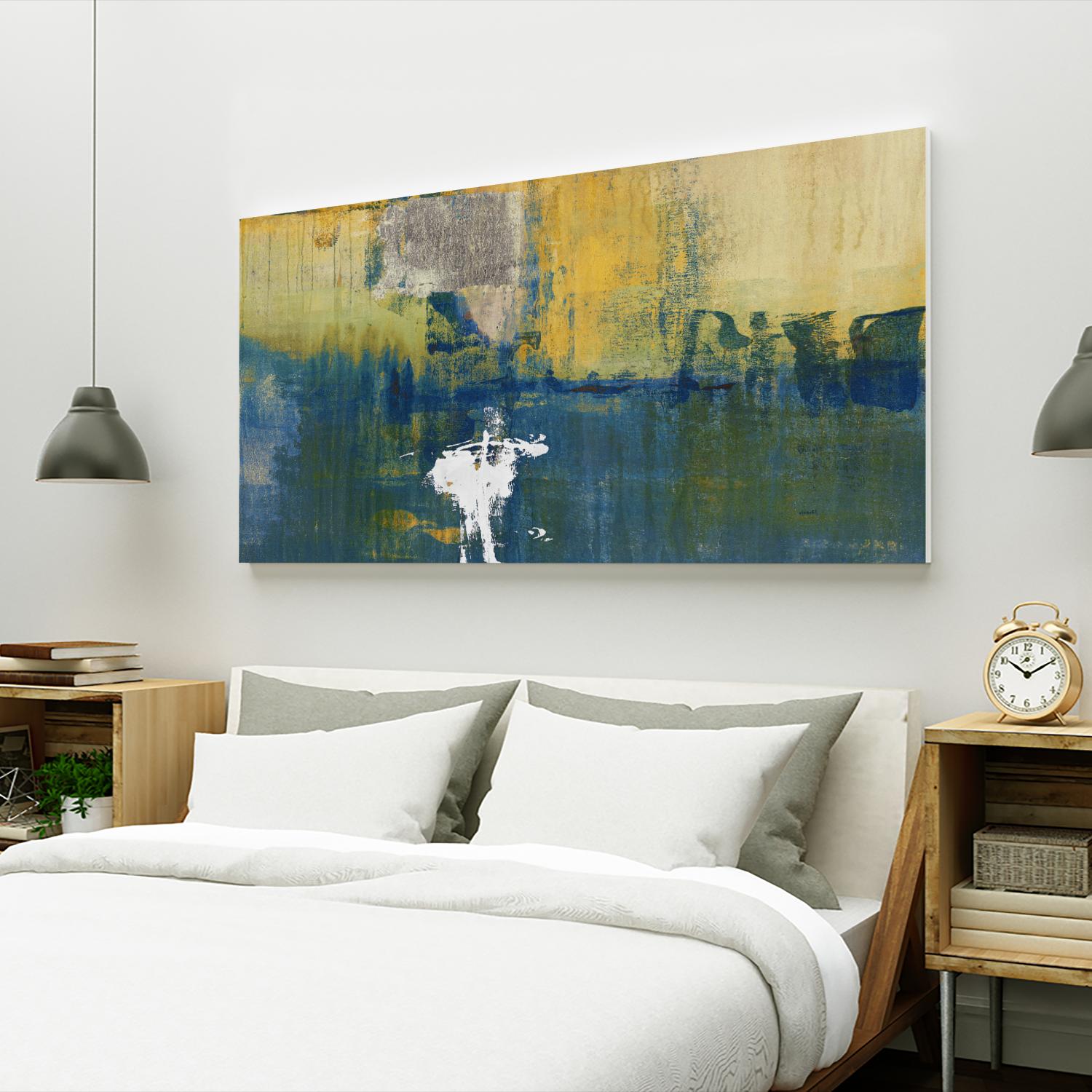 Echo II by Sarah Stockstill on GIANT ART - blue abstract