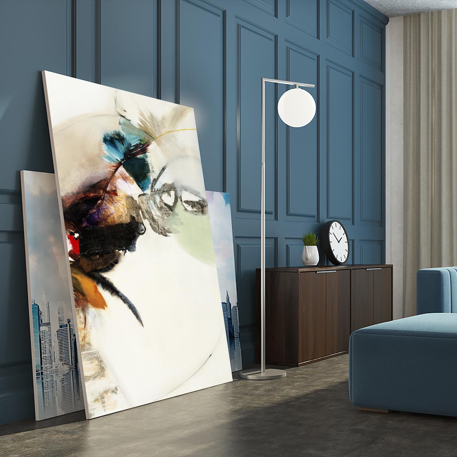 Bowery II by Sarah Stockstill on GIANT ART - black abstract