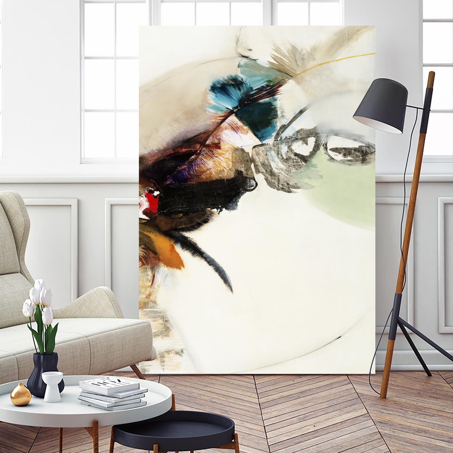 Bowery II by Sarah Stockstill on GIANT ART - black abstract