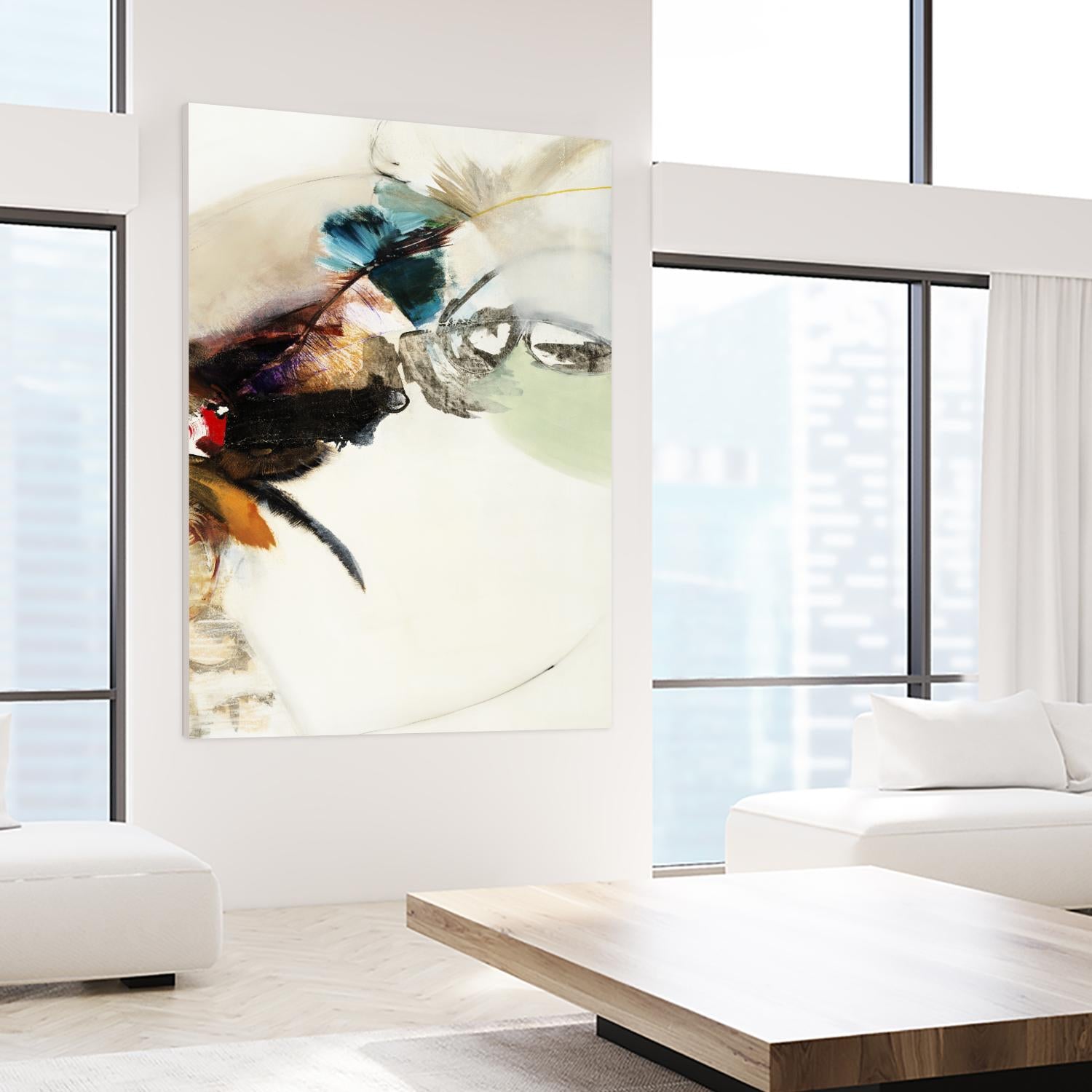 Bowery II by Sarah Stockstill on GIANT ART - black abstract