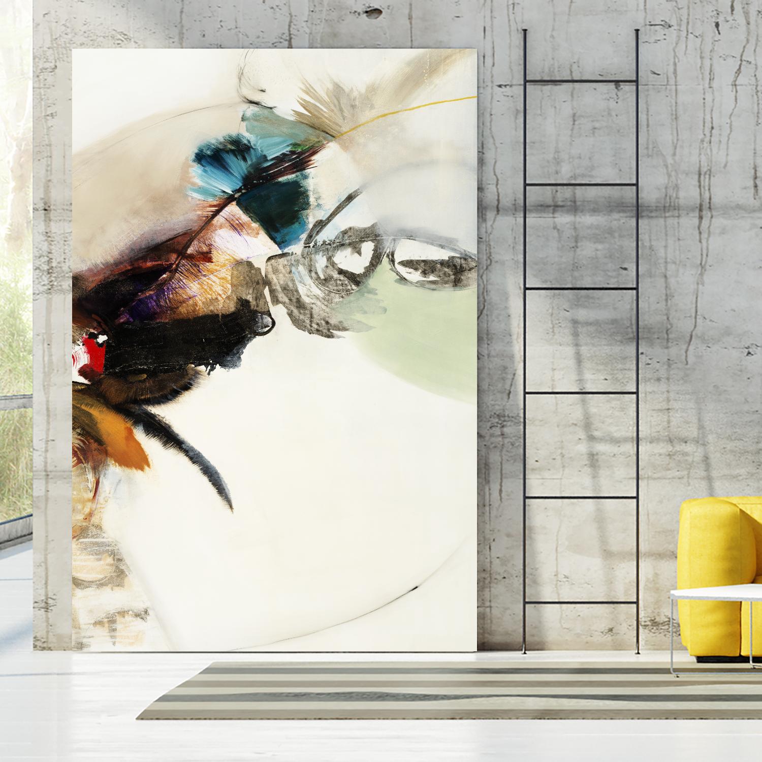 Bowery II by Sarah Stockstill on GIANT ART - black abstract