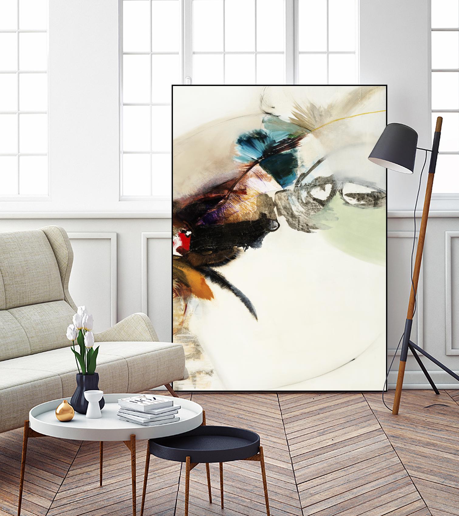 Bowery II by Sarah Stockstill on GIANT ART - black abstract