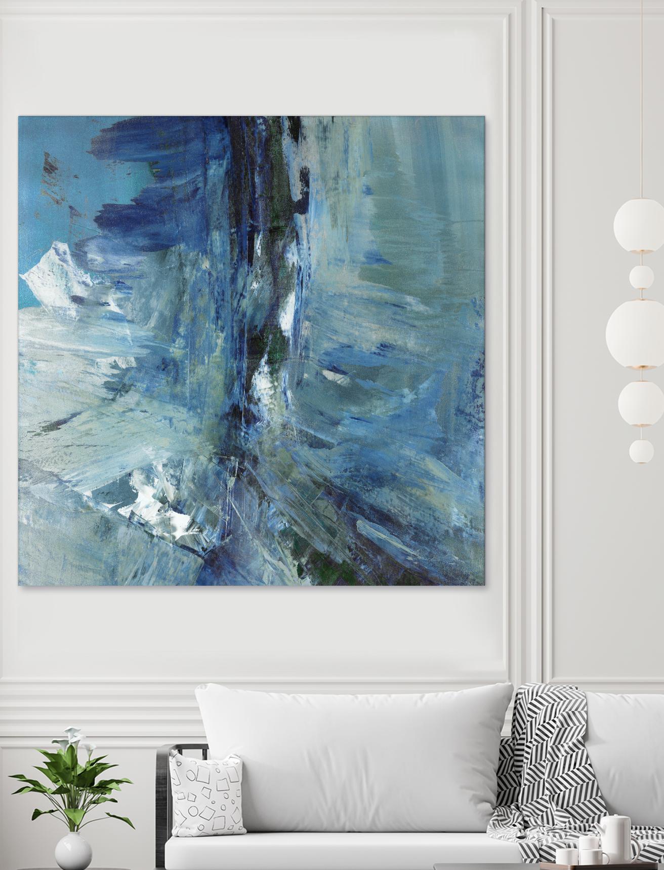 Glimpse by Sarah Stockstill on GIANT ART - black abstract