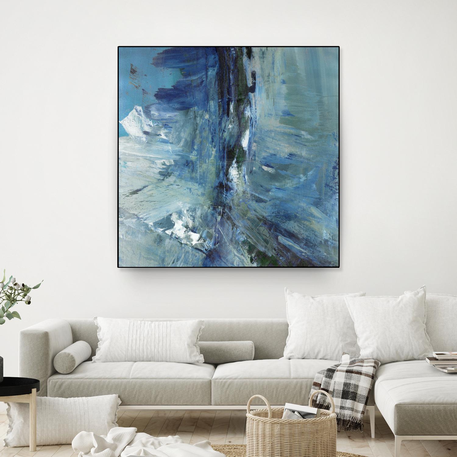 Glimpse by Sarah Stockstill on GIANT ART - black abstract