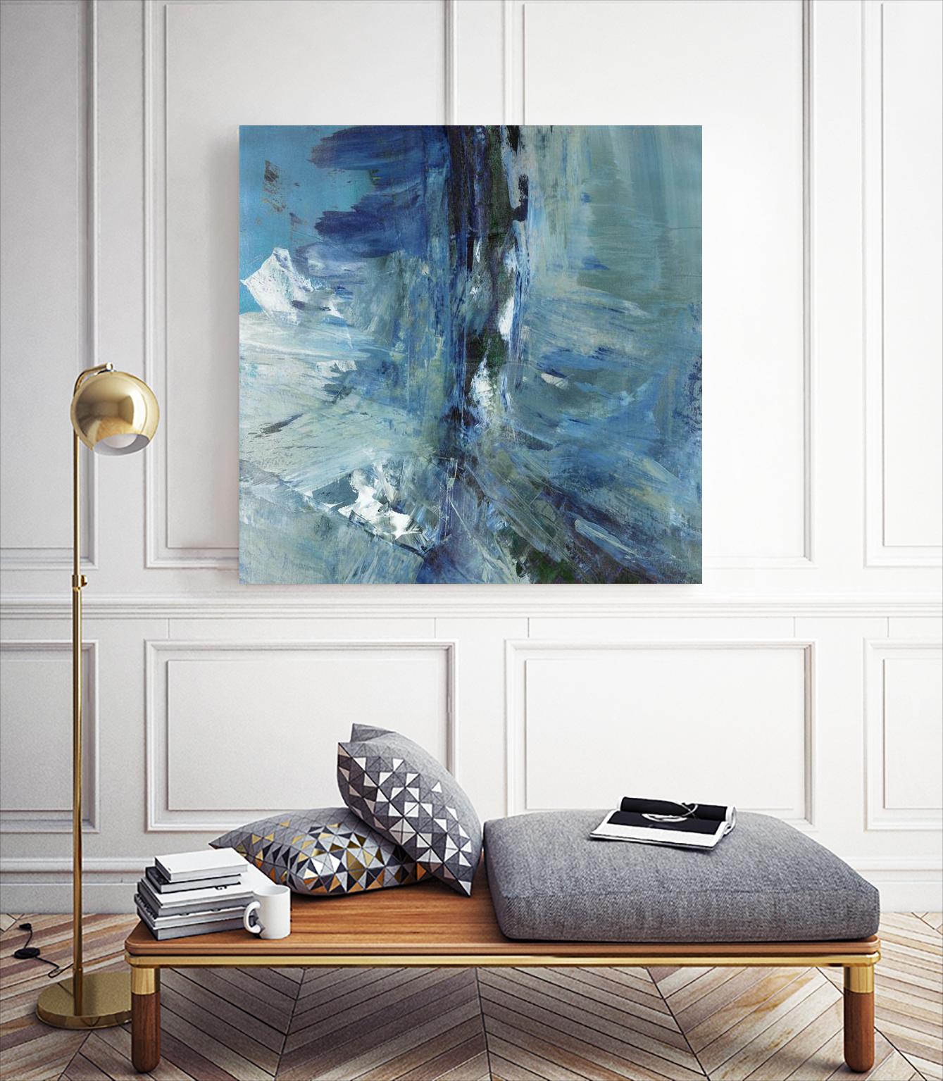 Glimpse by Sarah Stockstill on GIANT ART - black abstract