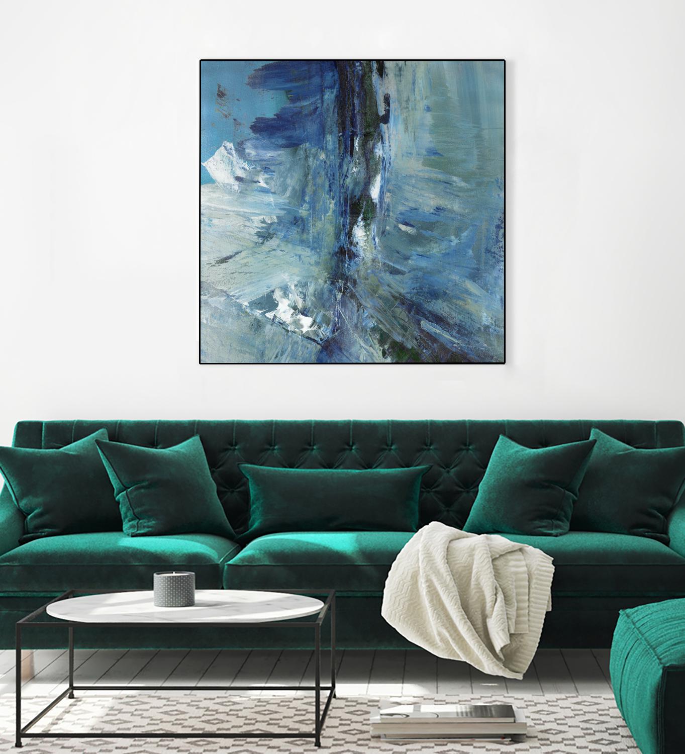 Glimpse by Sarah Stockstill on GIANT ART - black abstract