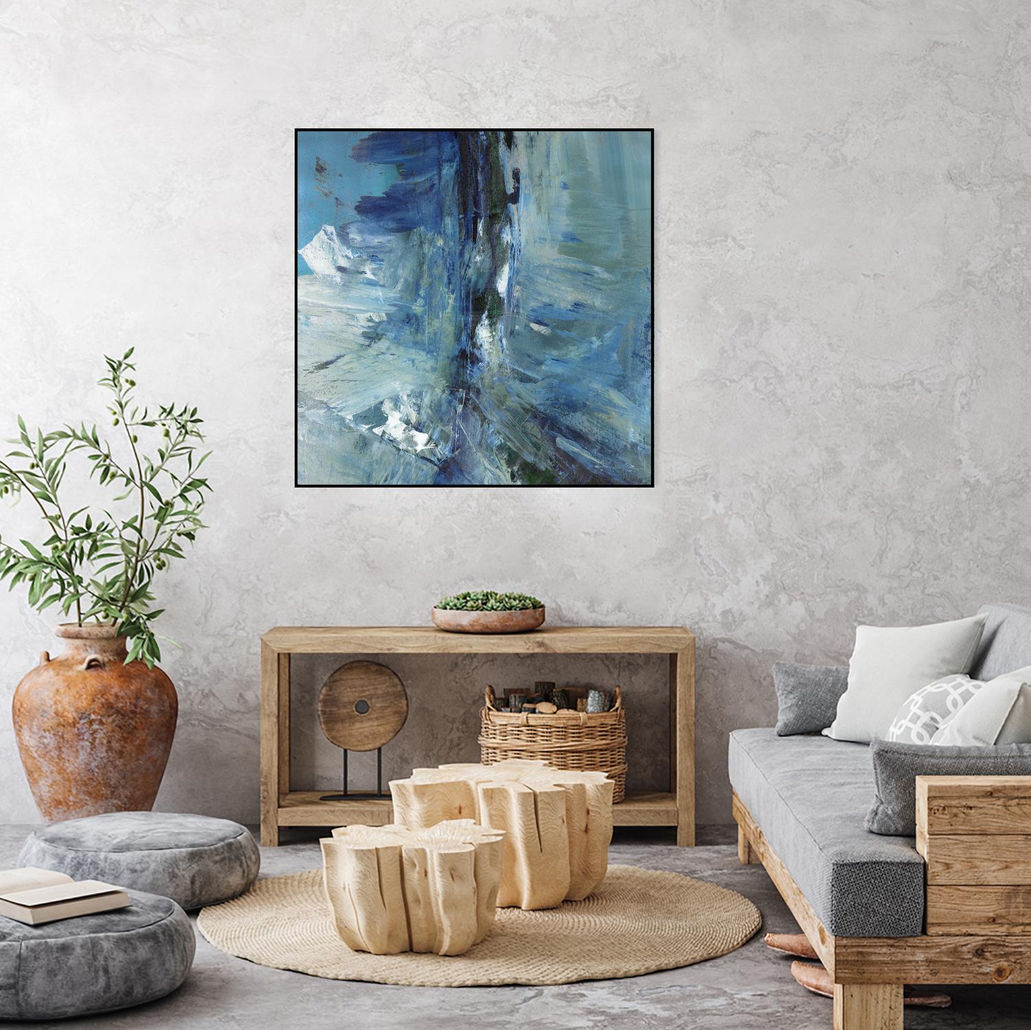 Glimpse by Sarah Stockstill on GIANT ART - black abstract