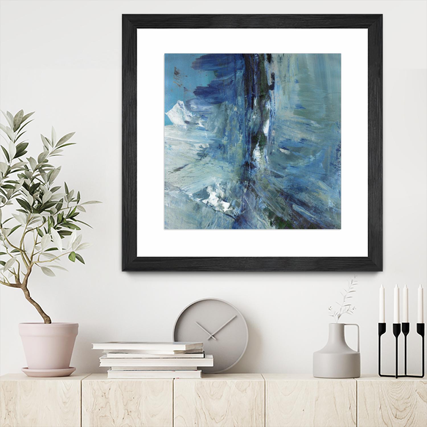 Glimpse by Sarah Stockstill on GIANT ART - black abstract