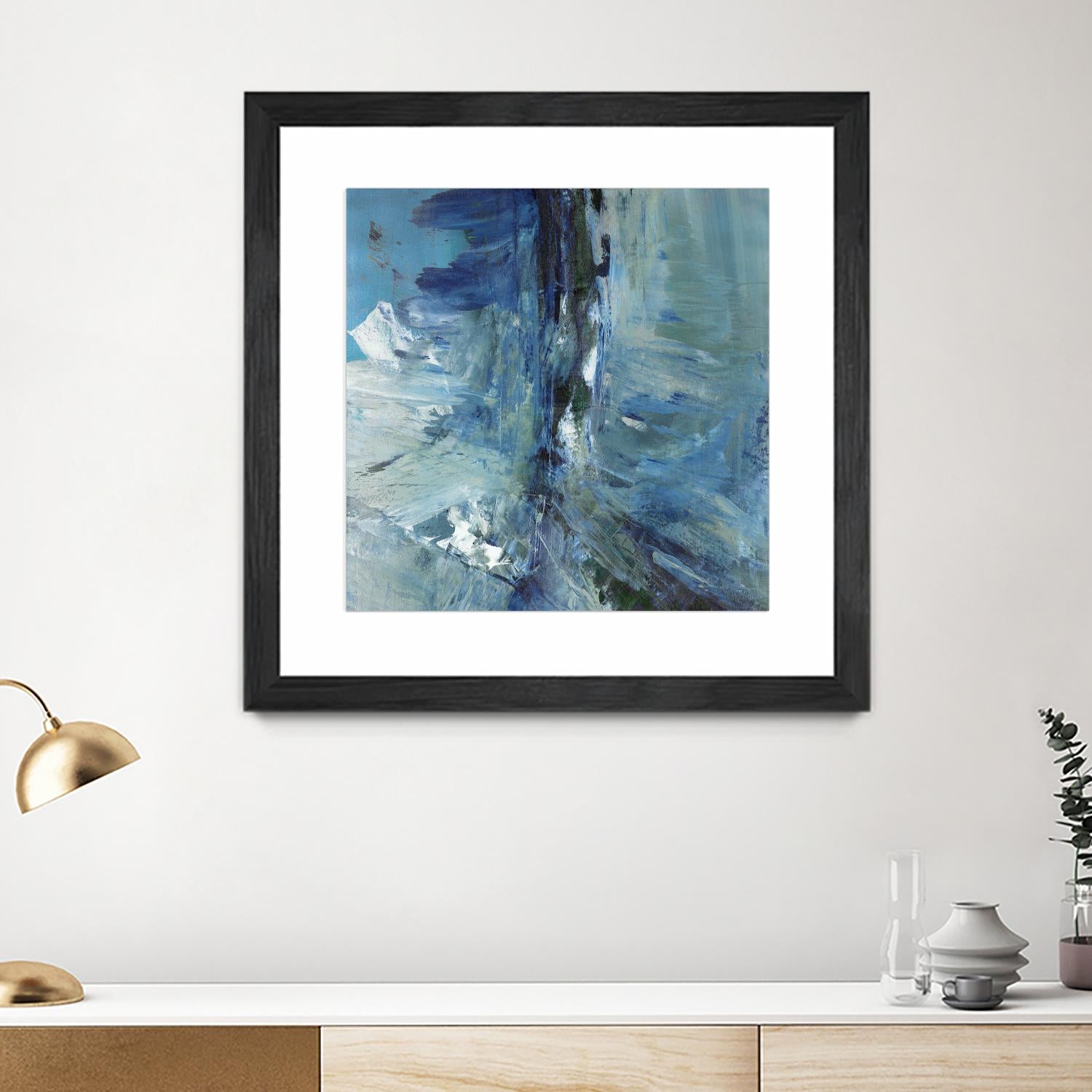 Glimpse by Sarah Stockstill on GIANT ART - black abstract