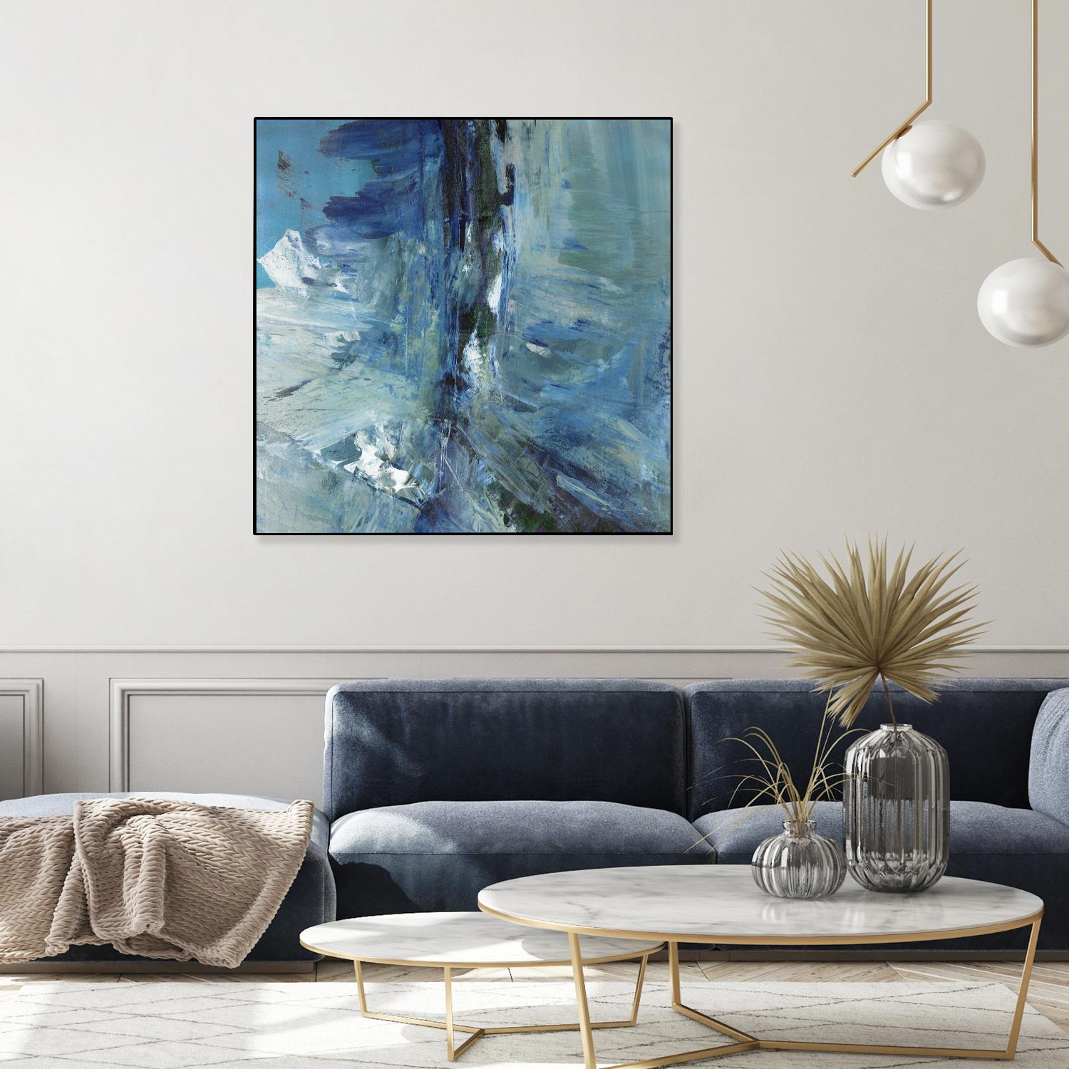 Glimpse by Sarah Stockstill on GIANT ART - black abstract