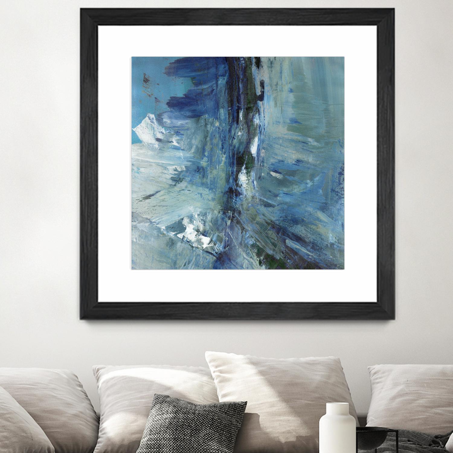 Glimpse by Sarah Stockstill on GIANT ART - black abstract