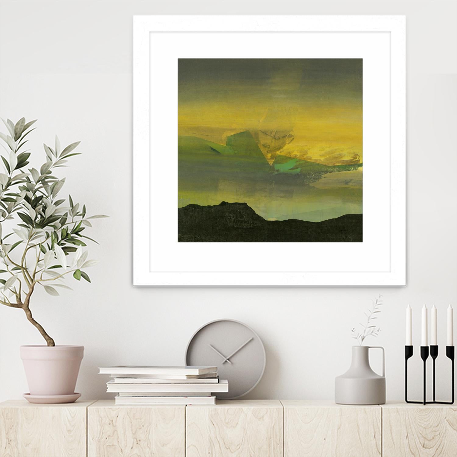 Marfa I by Sarah Stockstill on GIANT ART - black abstract