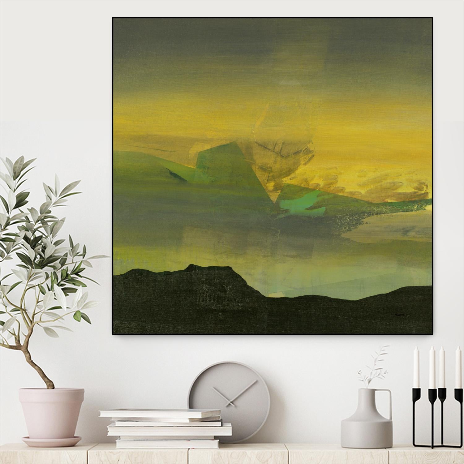 Marfa I by Sarah Stockstill on GIANT ART - black abstract