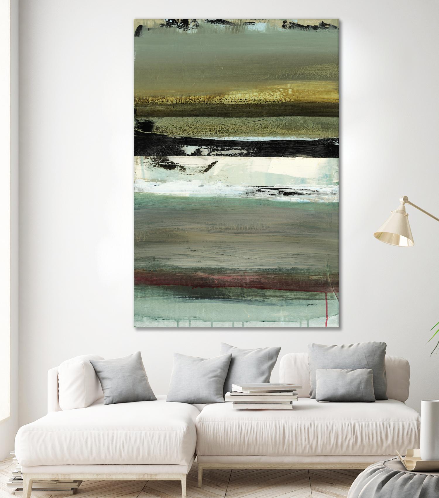 Air Vista I by Sarah Stockstill on GIANT ART - yellow abstract