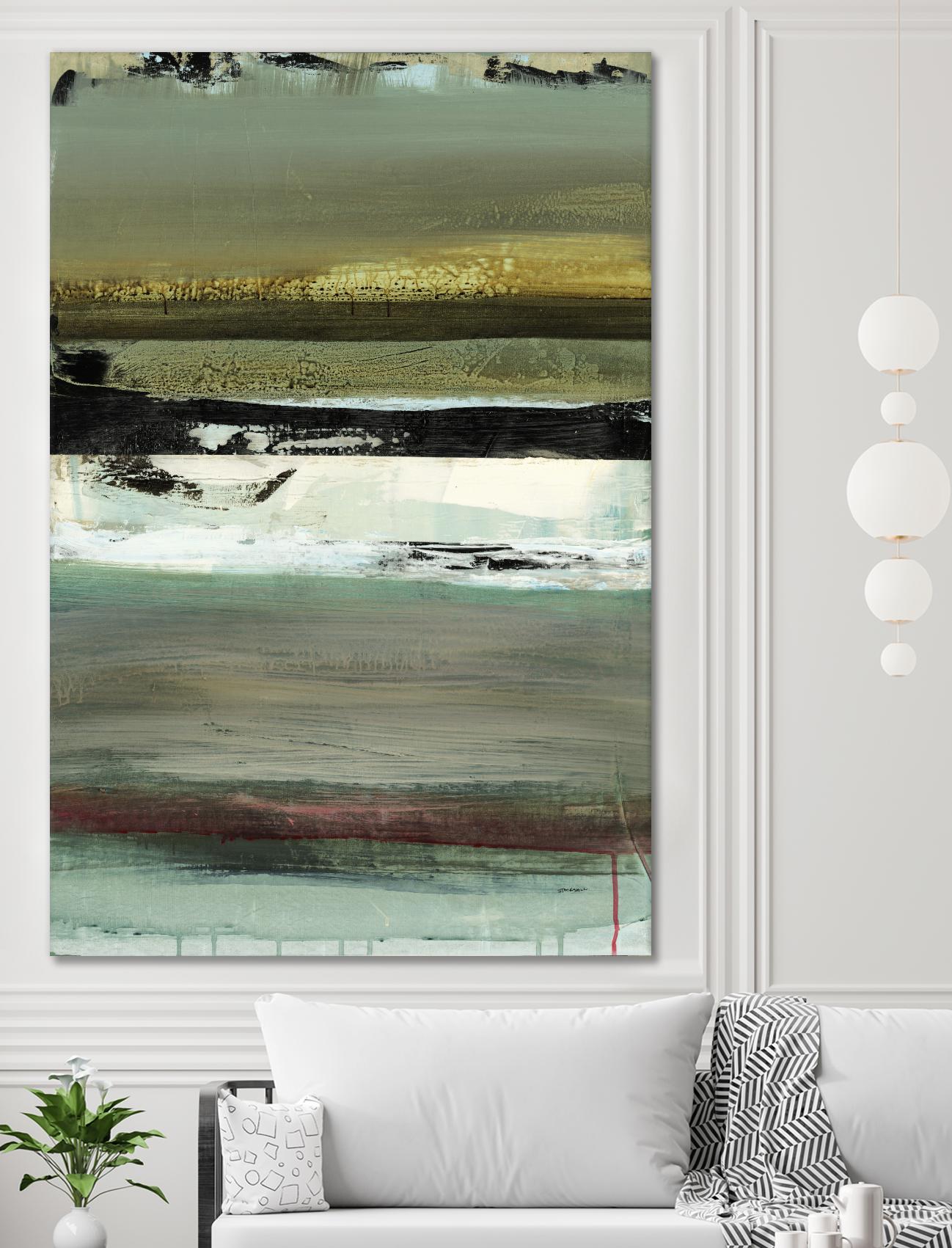 Air Vista I by Sarah Stockstill on GIANT ART - yellow abstract