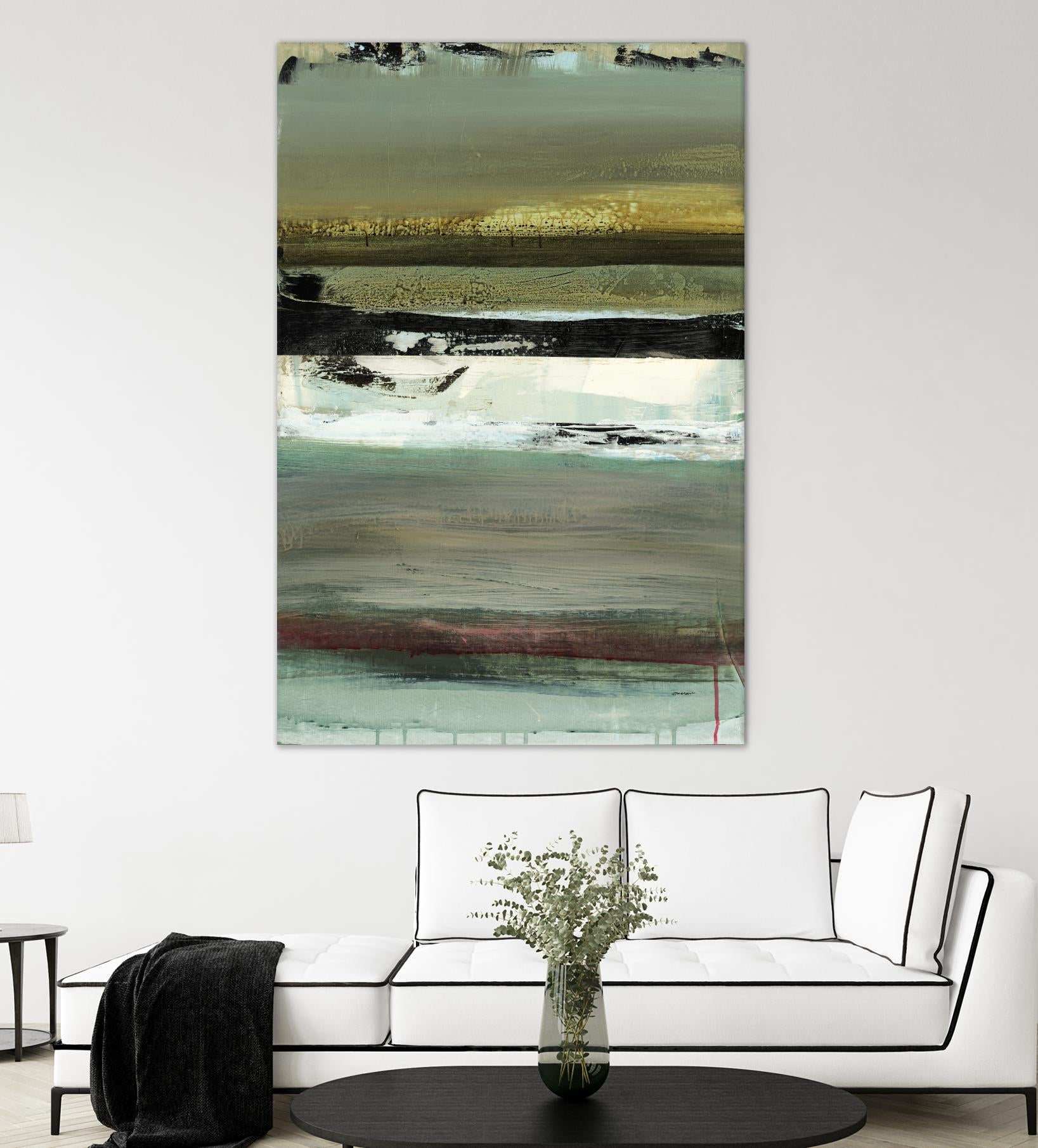 Air Vista I by Sarah Stockstill on GIANT ART - yellow abstract