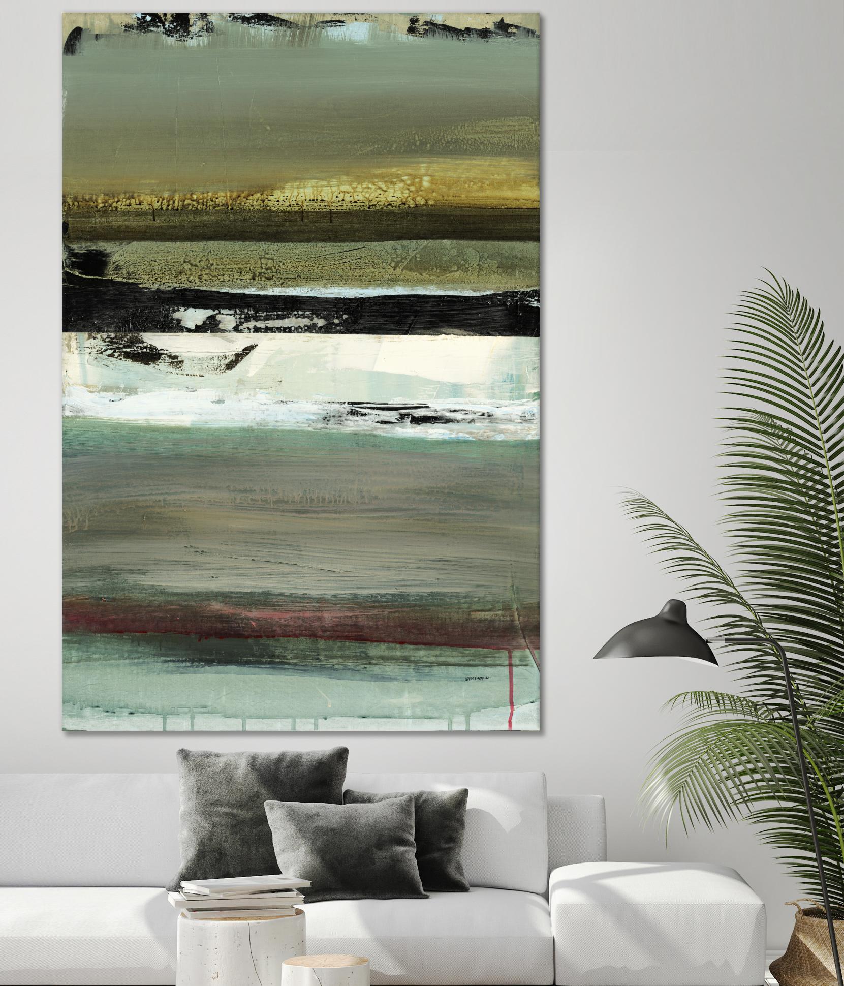 Air Vista I by Sarah Stockstill on GIANT ART - yellow abstract