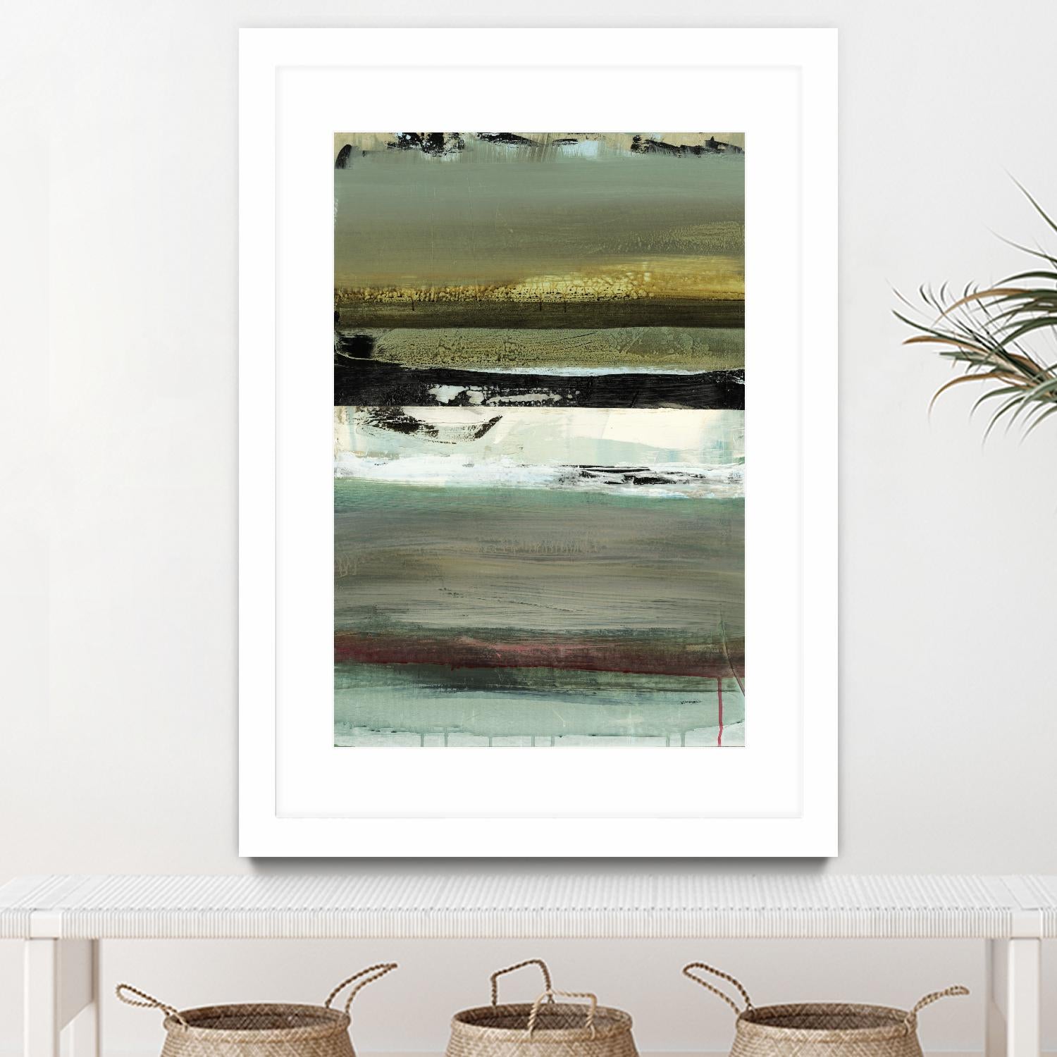 Air Vista I by Sarah Stockstill on GIANT ART - yellow abstract