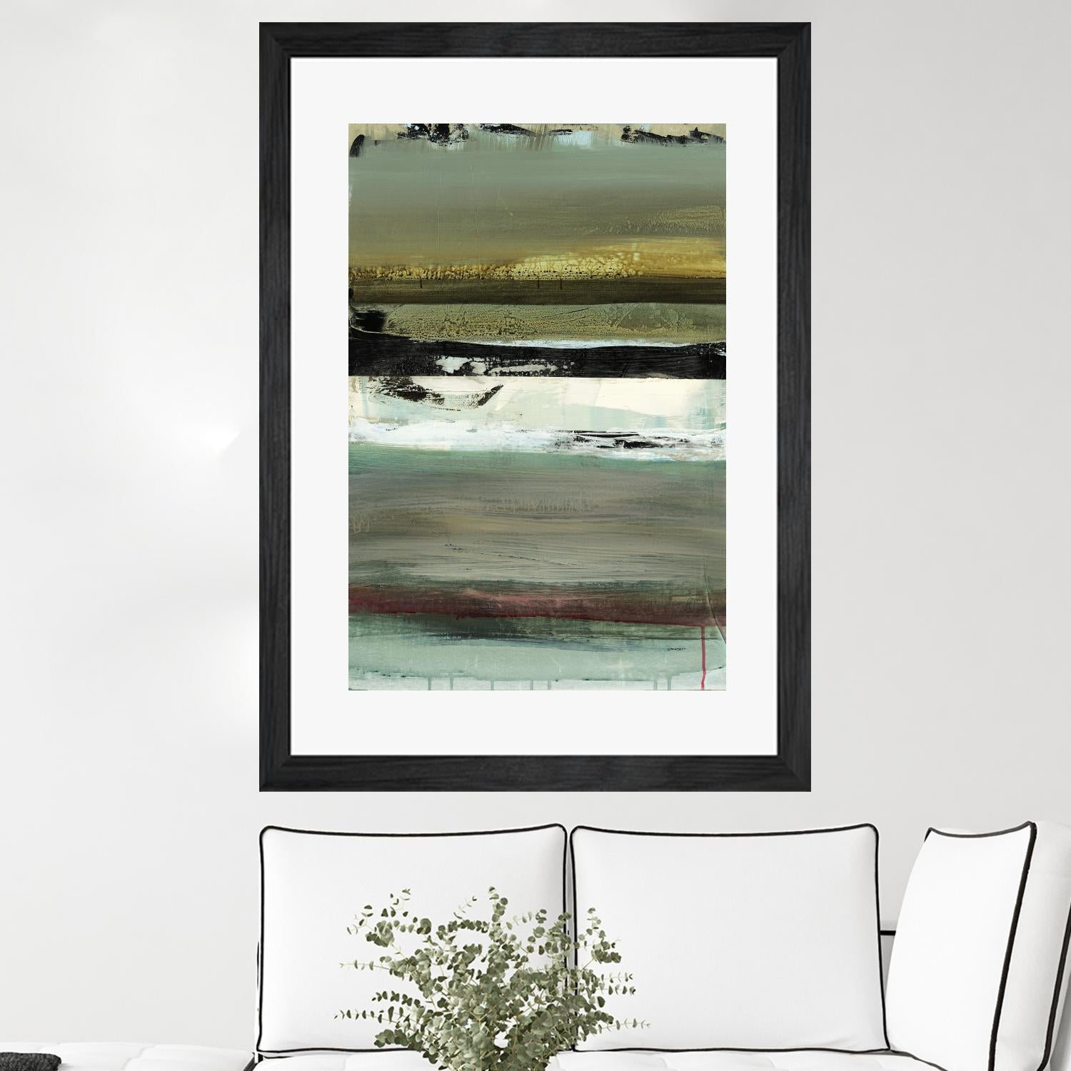 Air Vista I by Sarah Stockstill on GIANT ART - yellow abstract