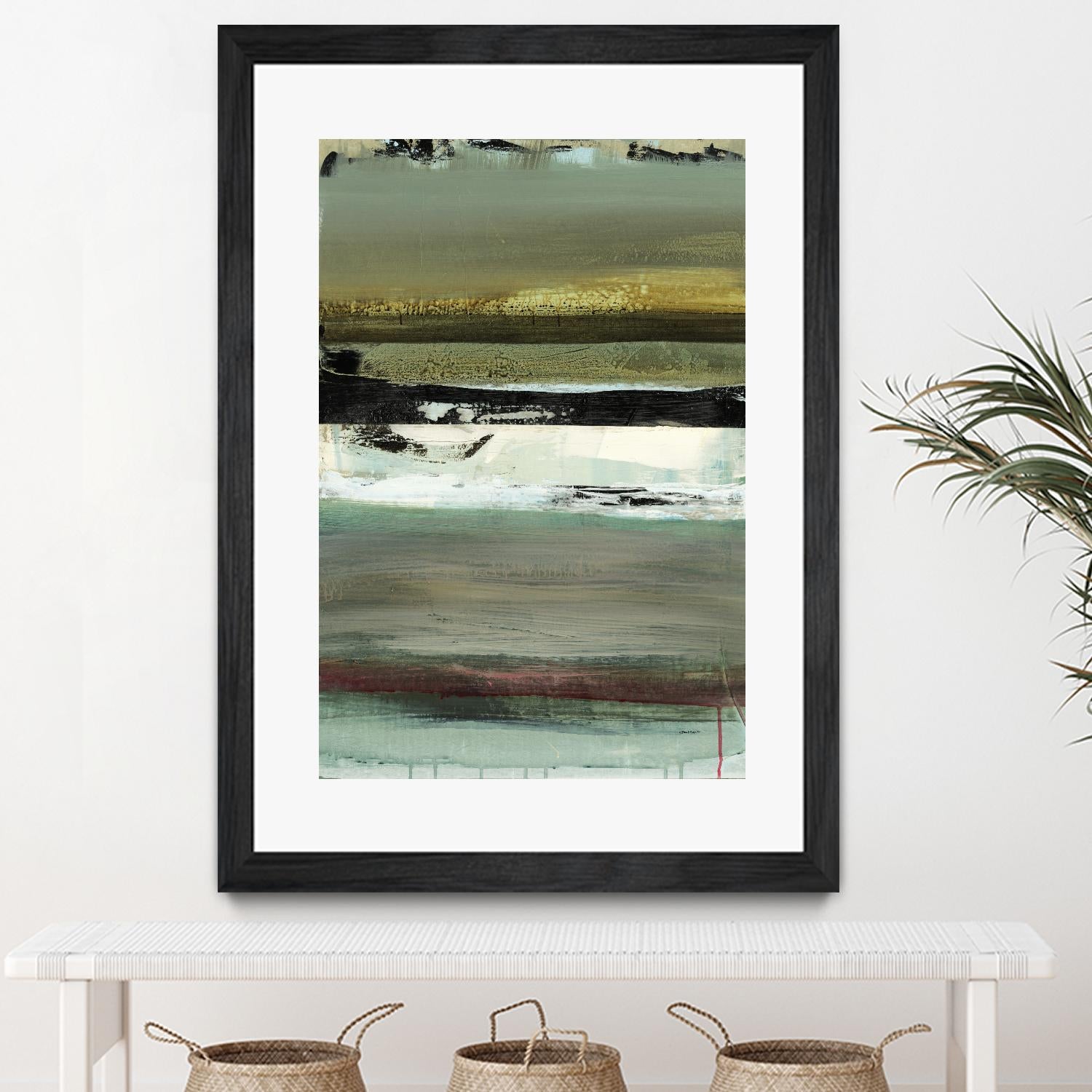 Air Vista I by Sarah Stockstill on GIANT ART - yellow abstract