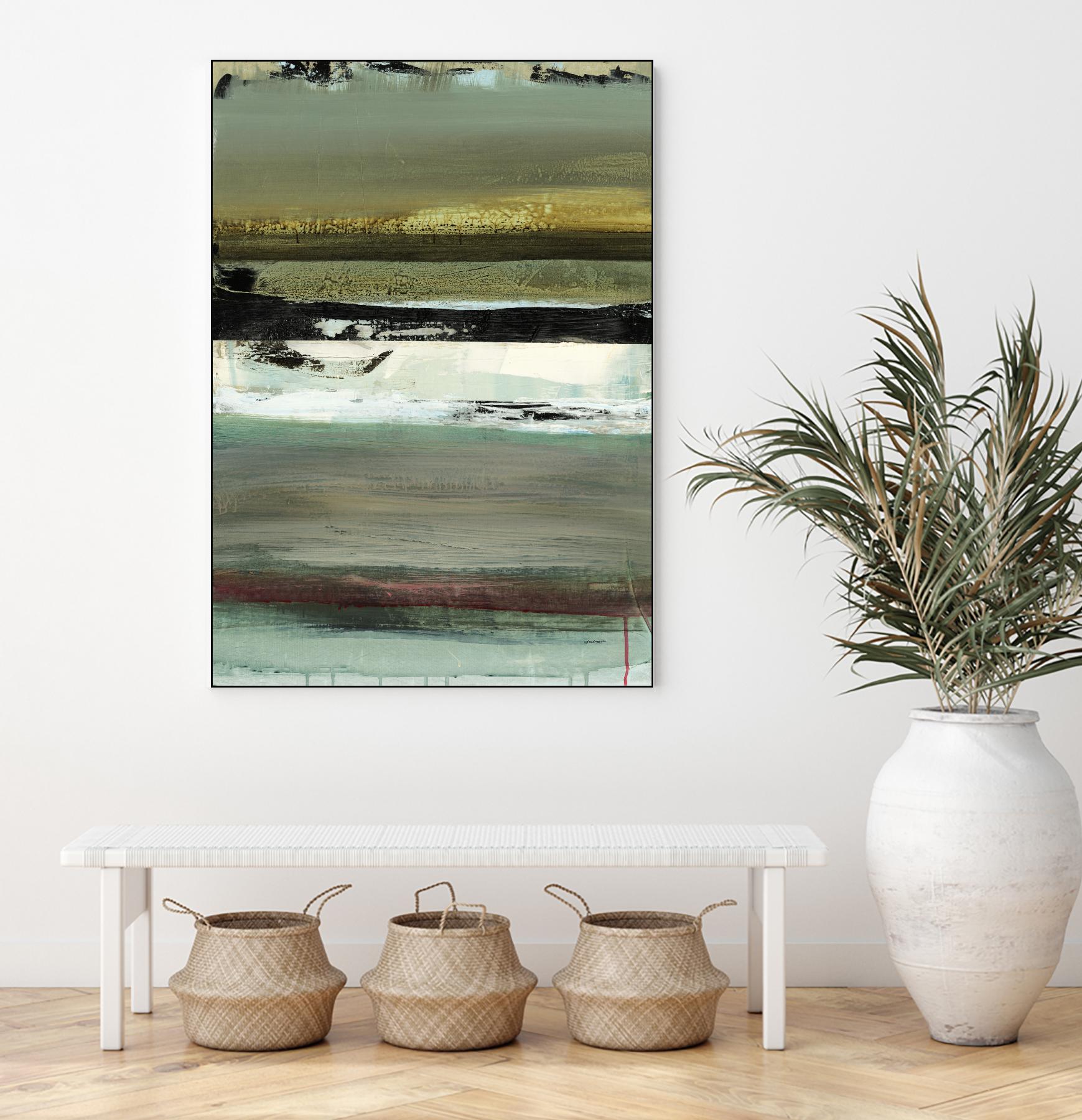 Air Vista I by Sarah Stockstill on GIANT ART - yellow abstract