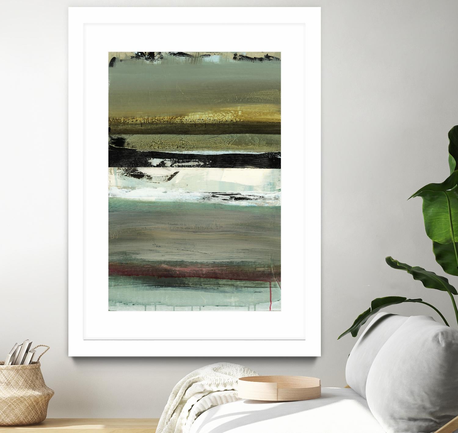 Air Vista I by Sarah Stockstill on GIANT ART - yellow abstract