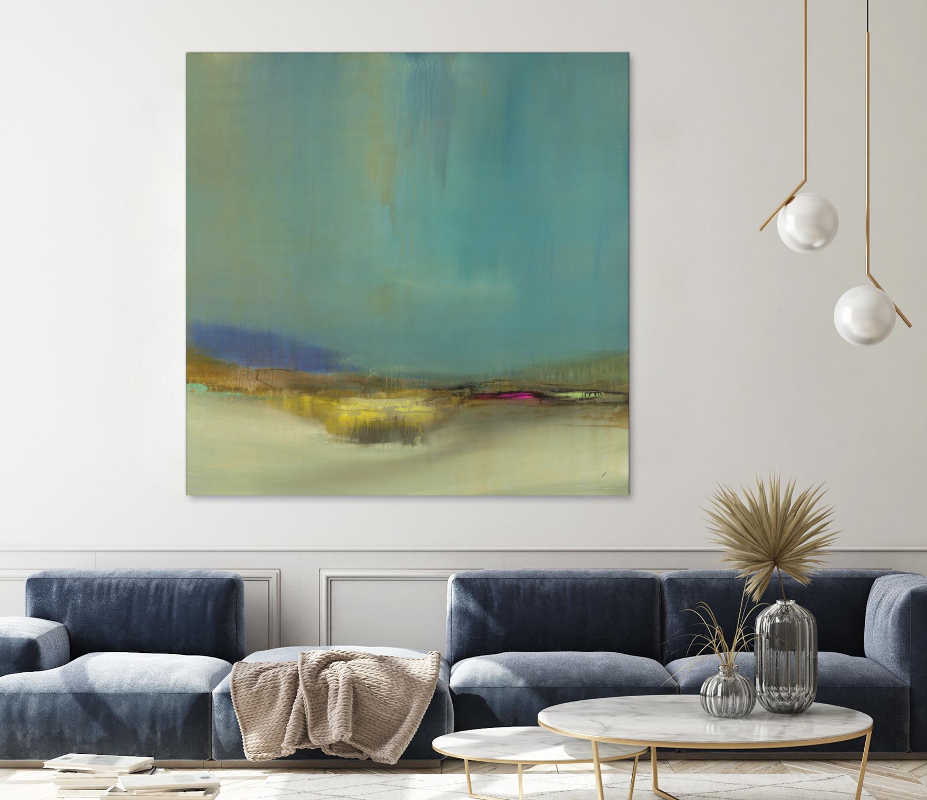 Bowery by Sarah Stockstill on GIANT ART - yellow abstract