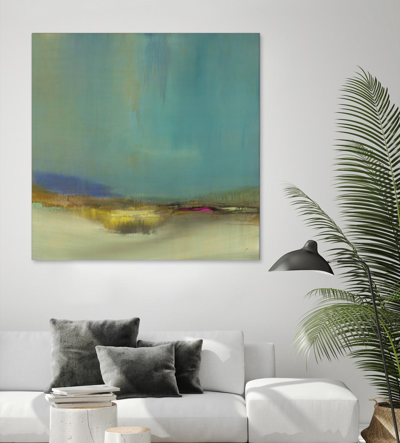 Bowery by Sarah Stockstill on GIANT ART - yellow abstract