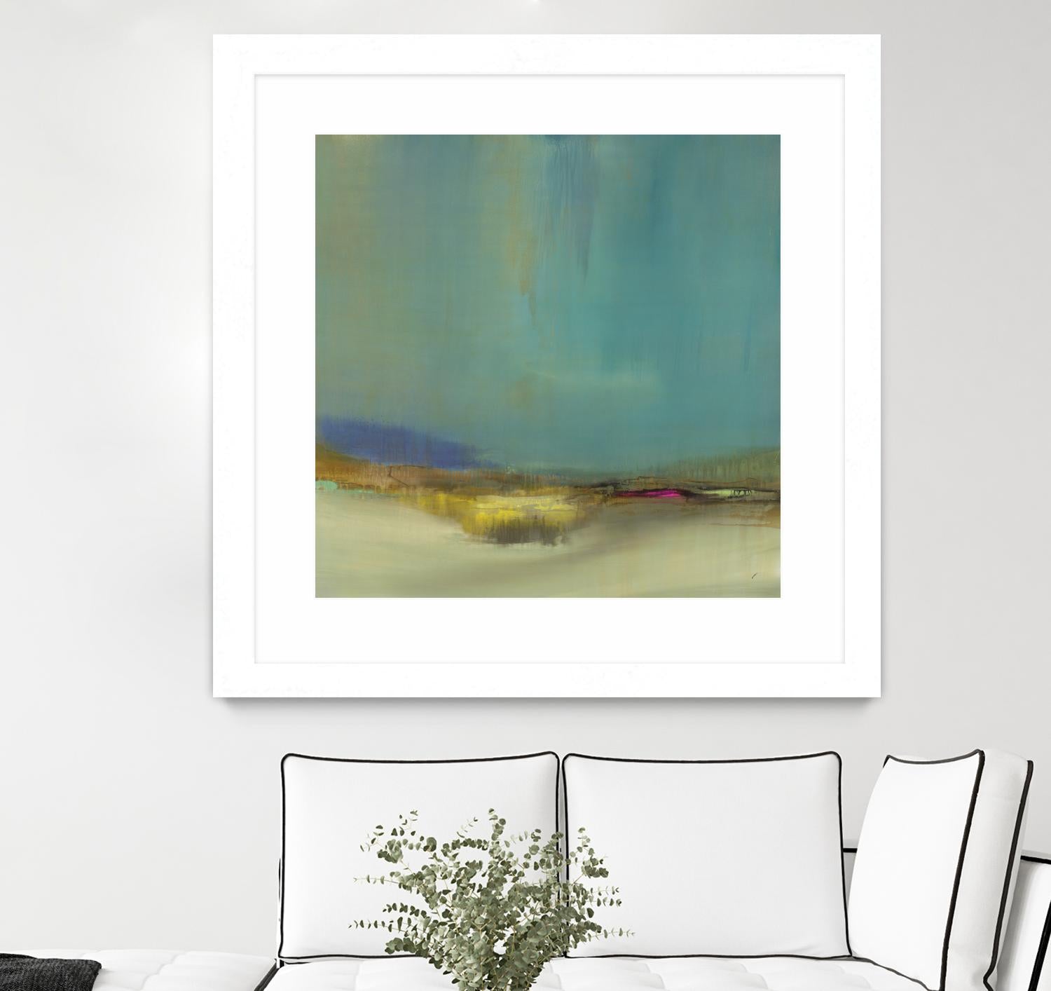 Bowery by Sarah Stockstill on GIANT ART - yellow abstract