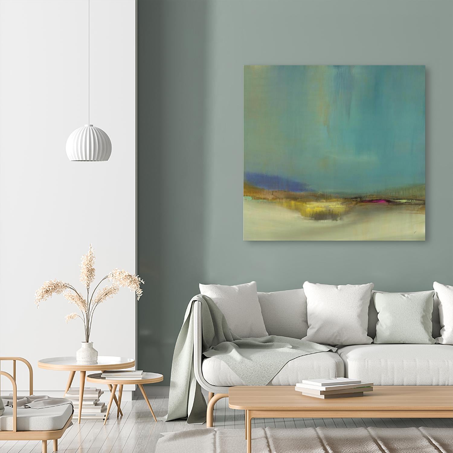 Bowery by Sarah Stockstill on GIANT ART - yellow abstract