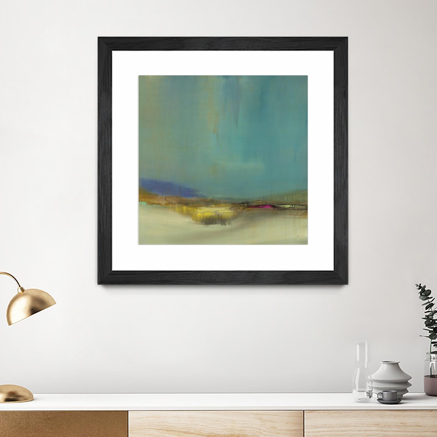 Bowery by Sarah Stockstill on GIANT ART - yellow abstract