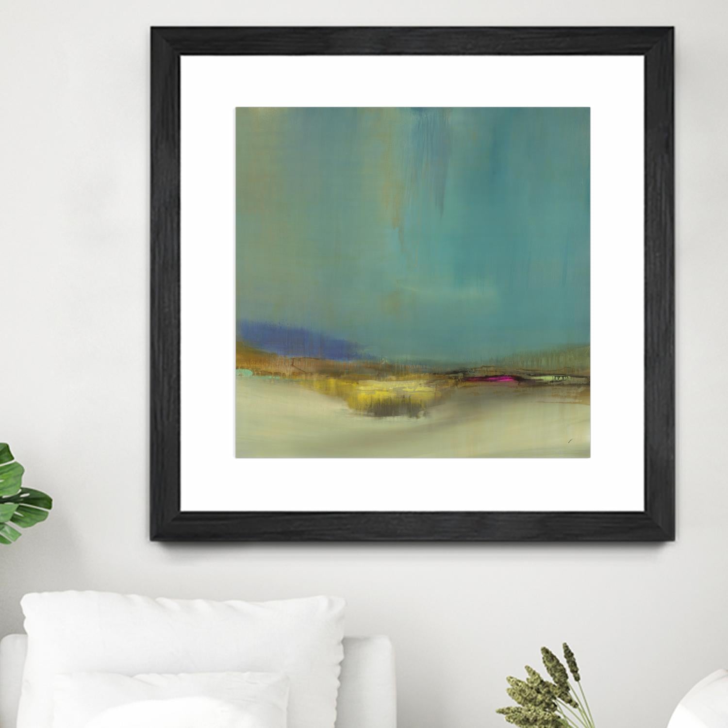 Bowery by Sarah Stockstill on GIANT ART - yellow abstract