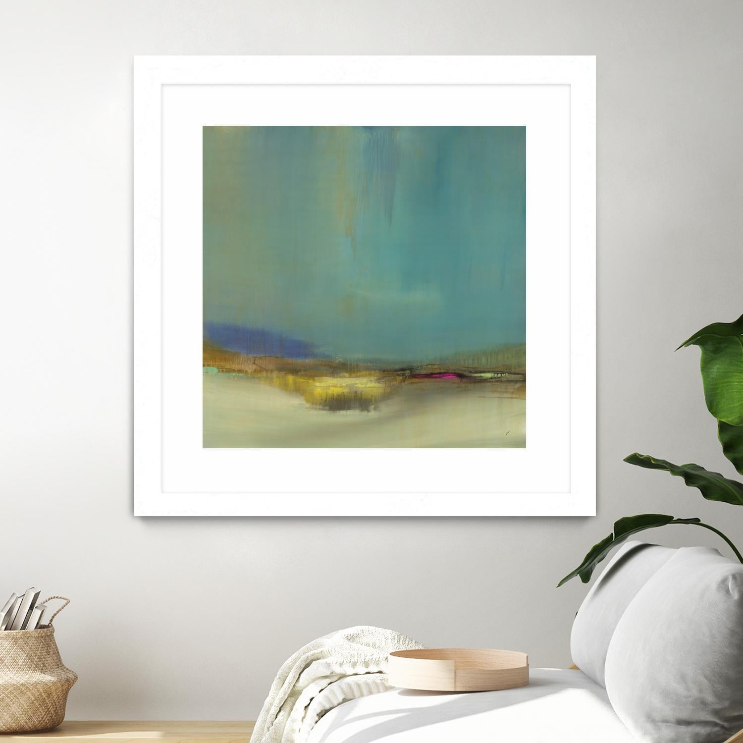 Bowery by Sarah Stockstill on GIANT ART - yellow abstract