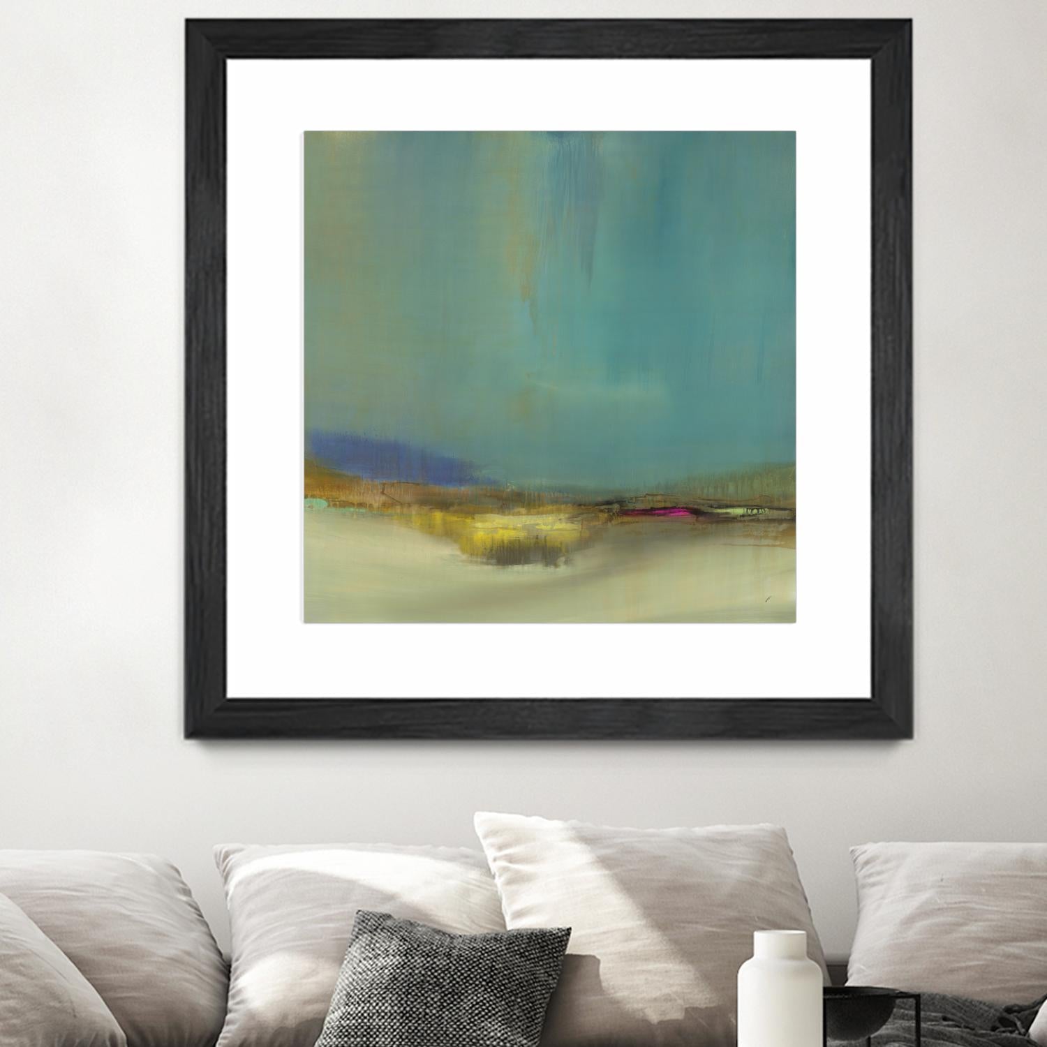 Bowery by Sarah Stockstill on GIANT ART - yellow abstract