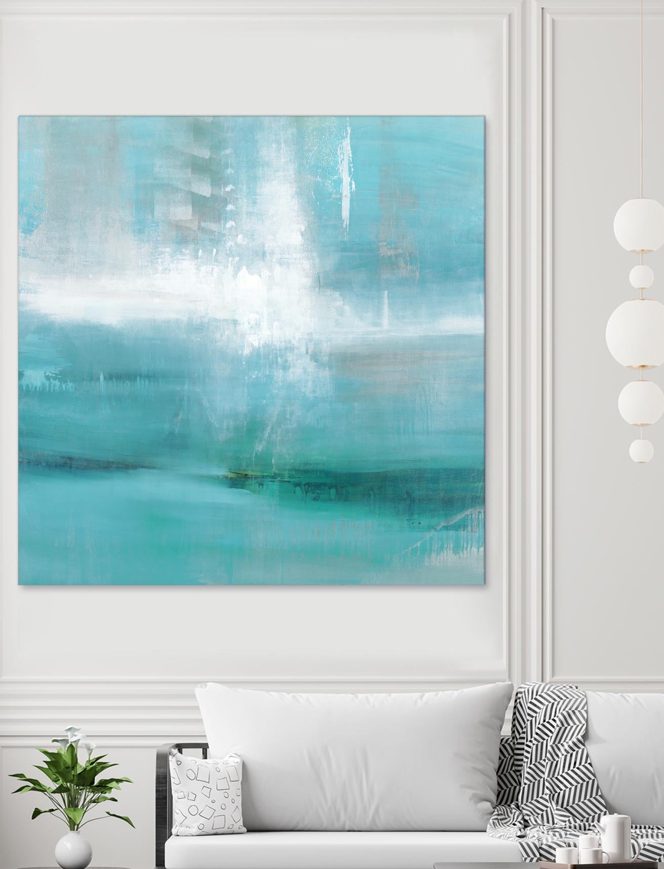 Marina by Sarah Stockstill on GIANT ART - white abstract