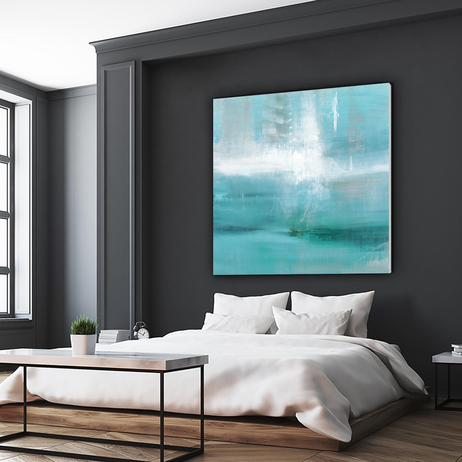 Marina by Sarah Stockstill on GIANT ART - white abstract