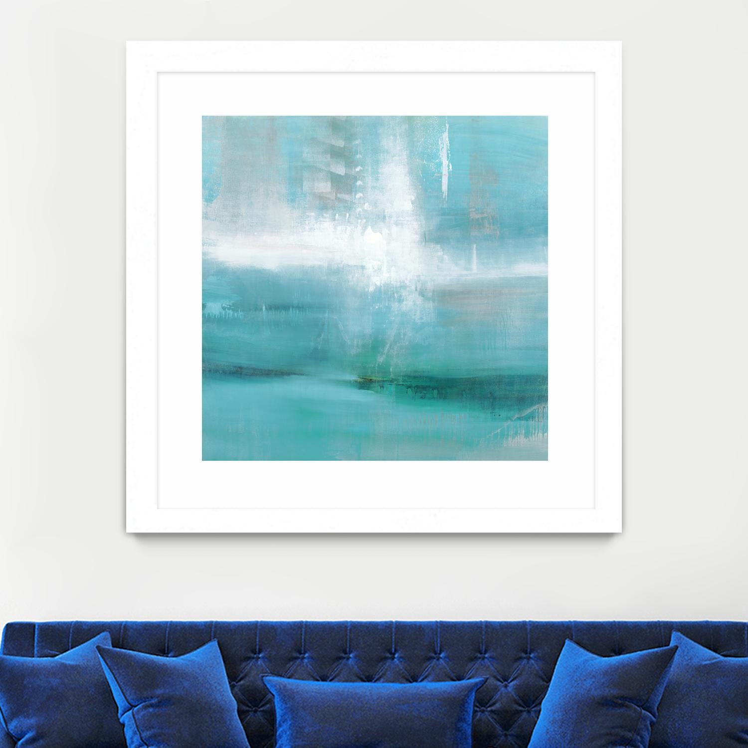 Marina by Sarah Stockstill on GIANT ART - white abstract
