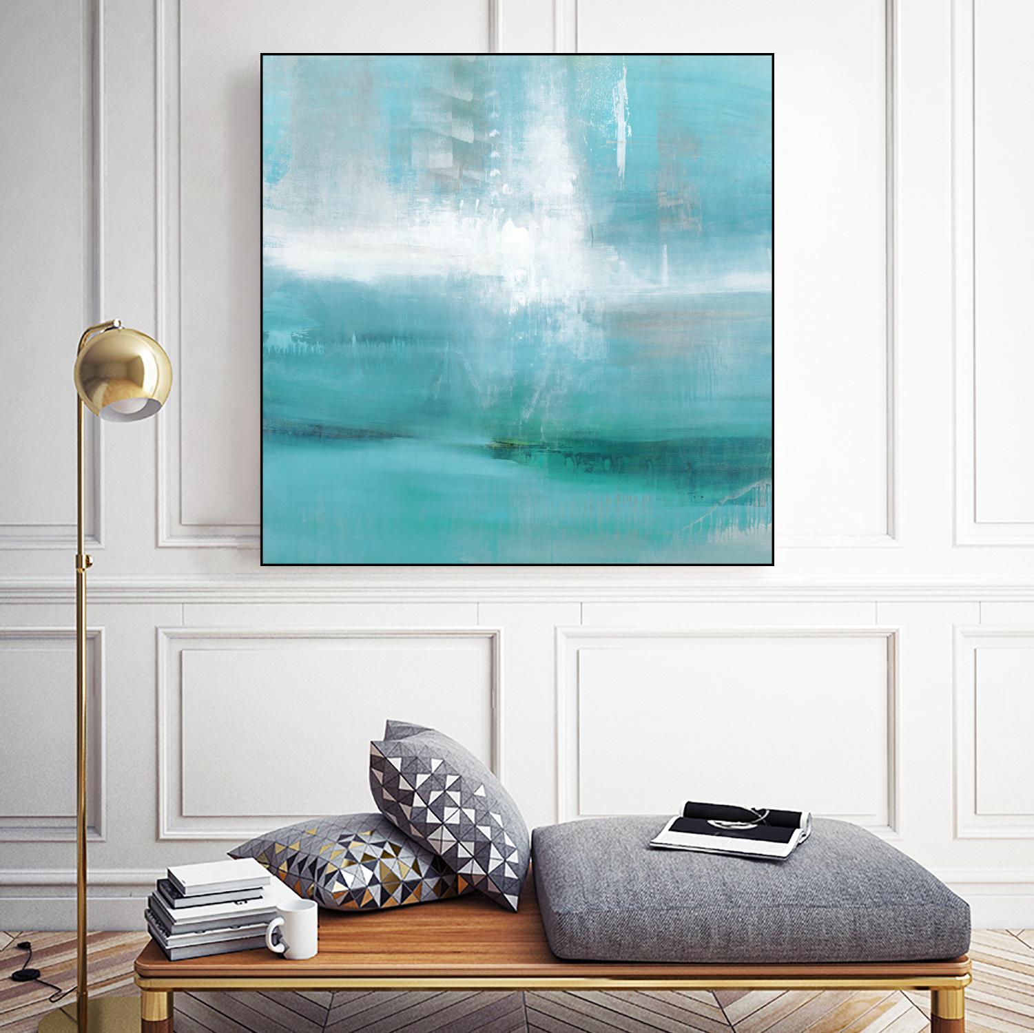 Marina by Sarah Stockstill on GIANT ART - white abstract