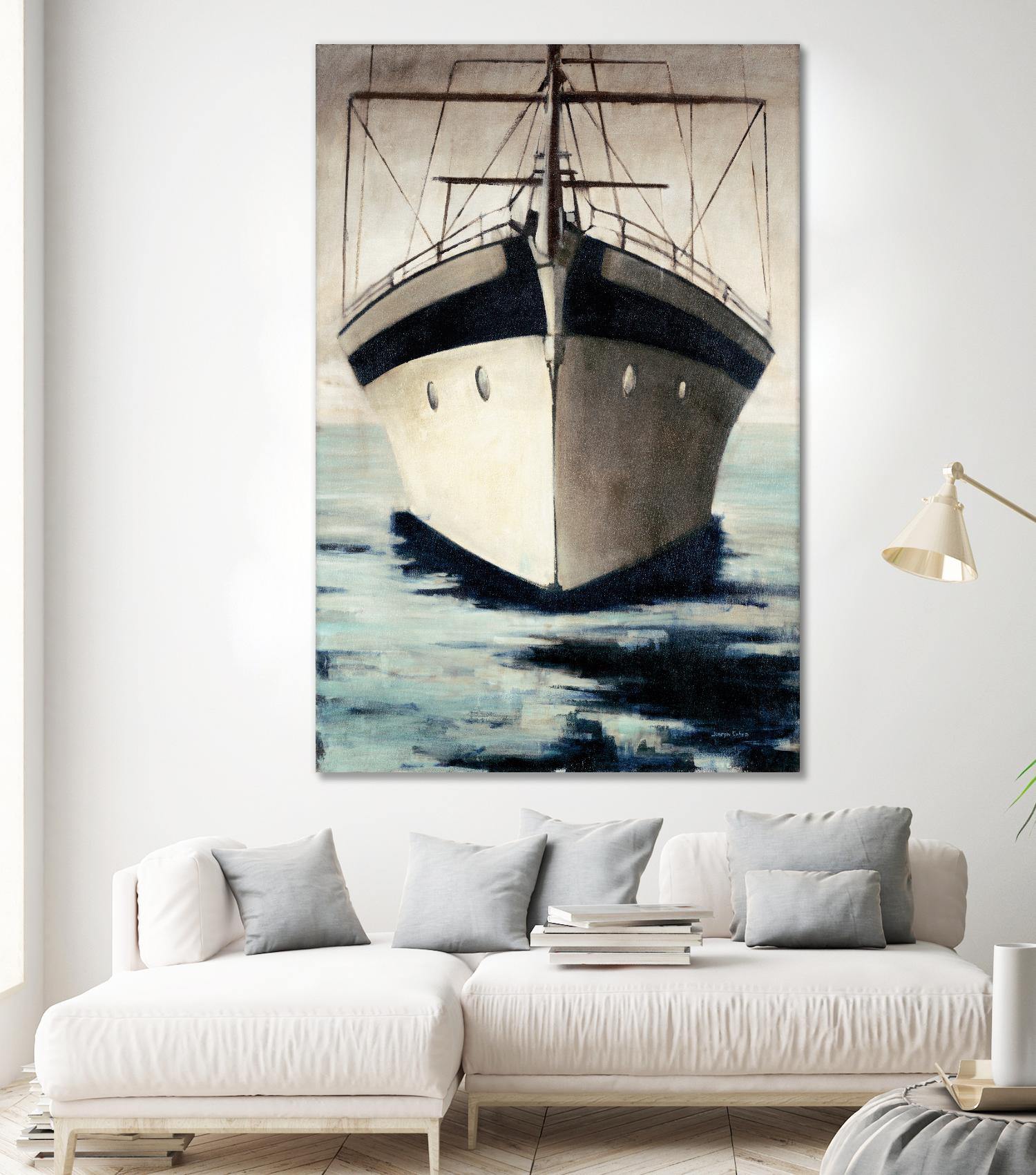 Under Bow by Joseph Cates on GIANT ART - beige nautical