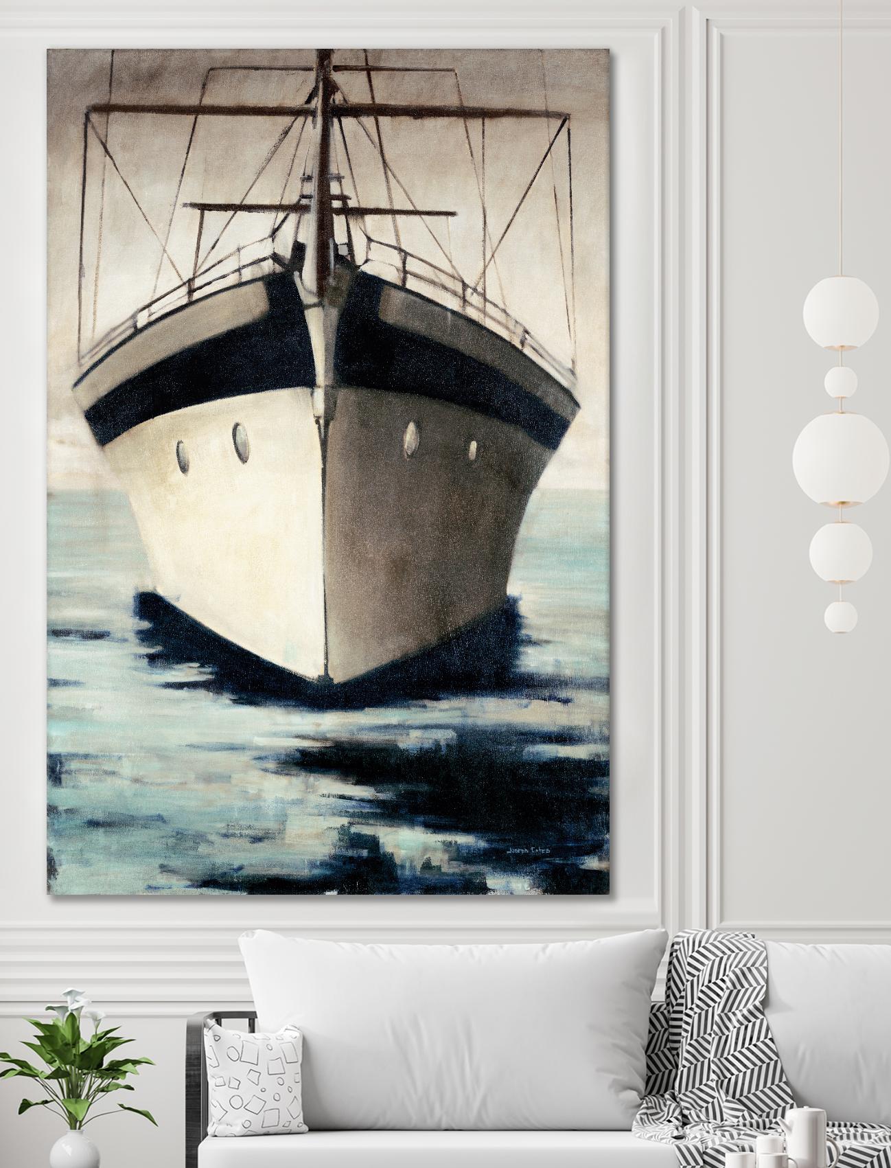 Under Bow by Joseph Cates on GIANT ART - beige nautical
