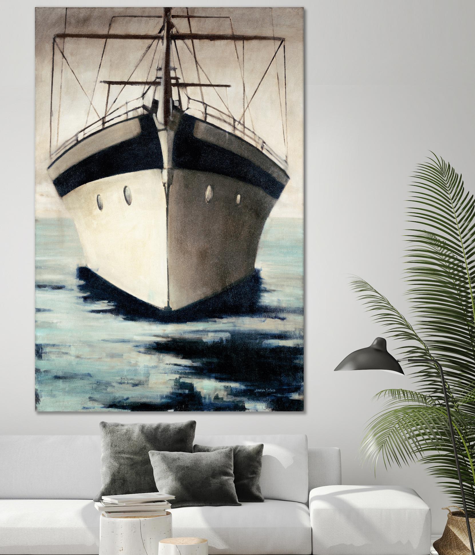 Under Bow by Joseph Cates on GIANT ART - beige nautical