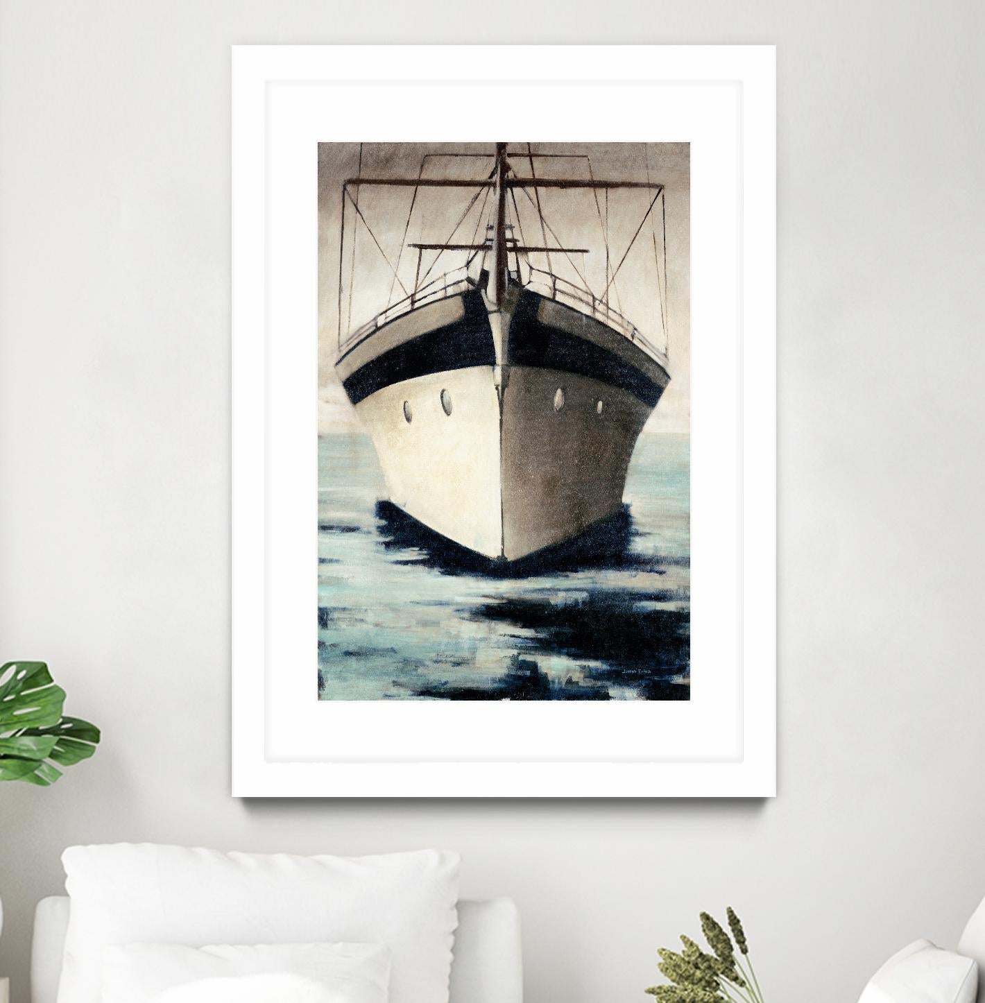 Under Bow by Joseph Cates on GIANT ART - beige nautical