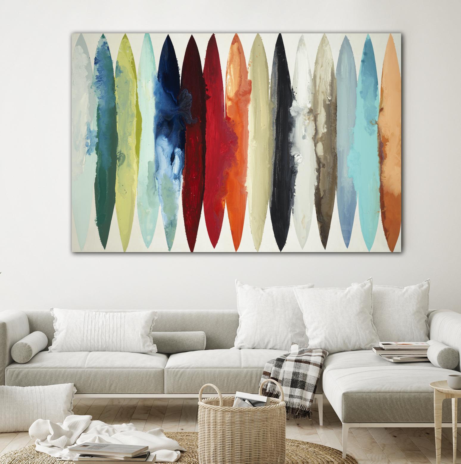 Even Flow by Randy Hibberd on GIANT ART - brights abstract