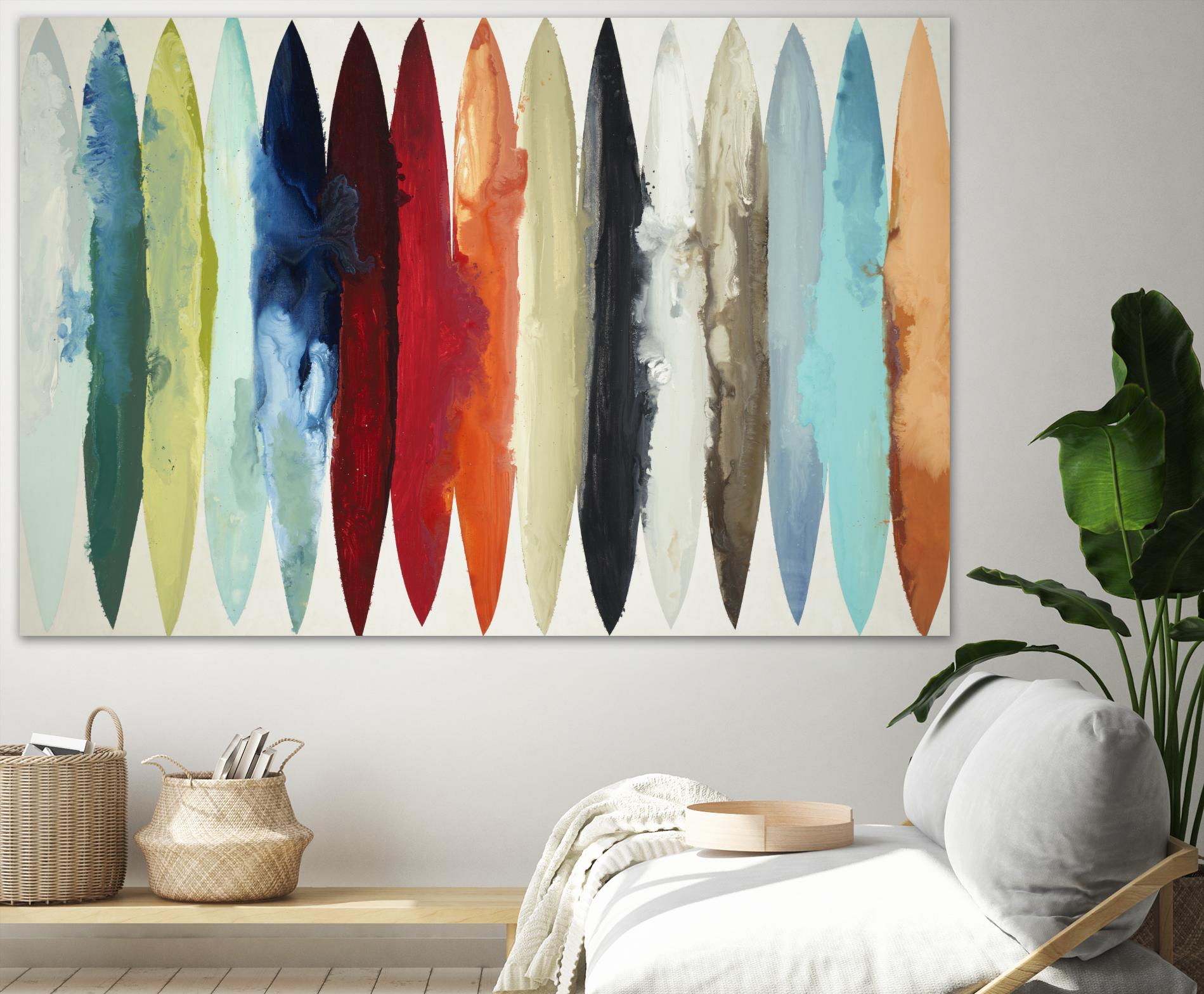 Even Flow by Randy Hibberd on GIANT ART - brights abstract