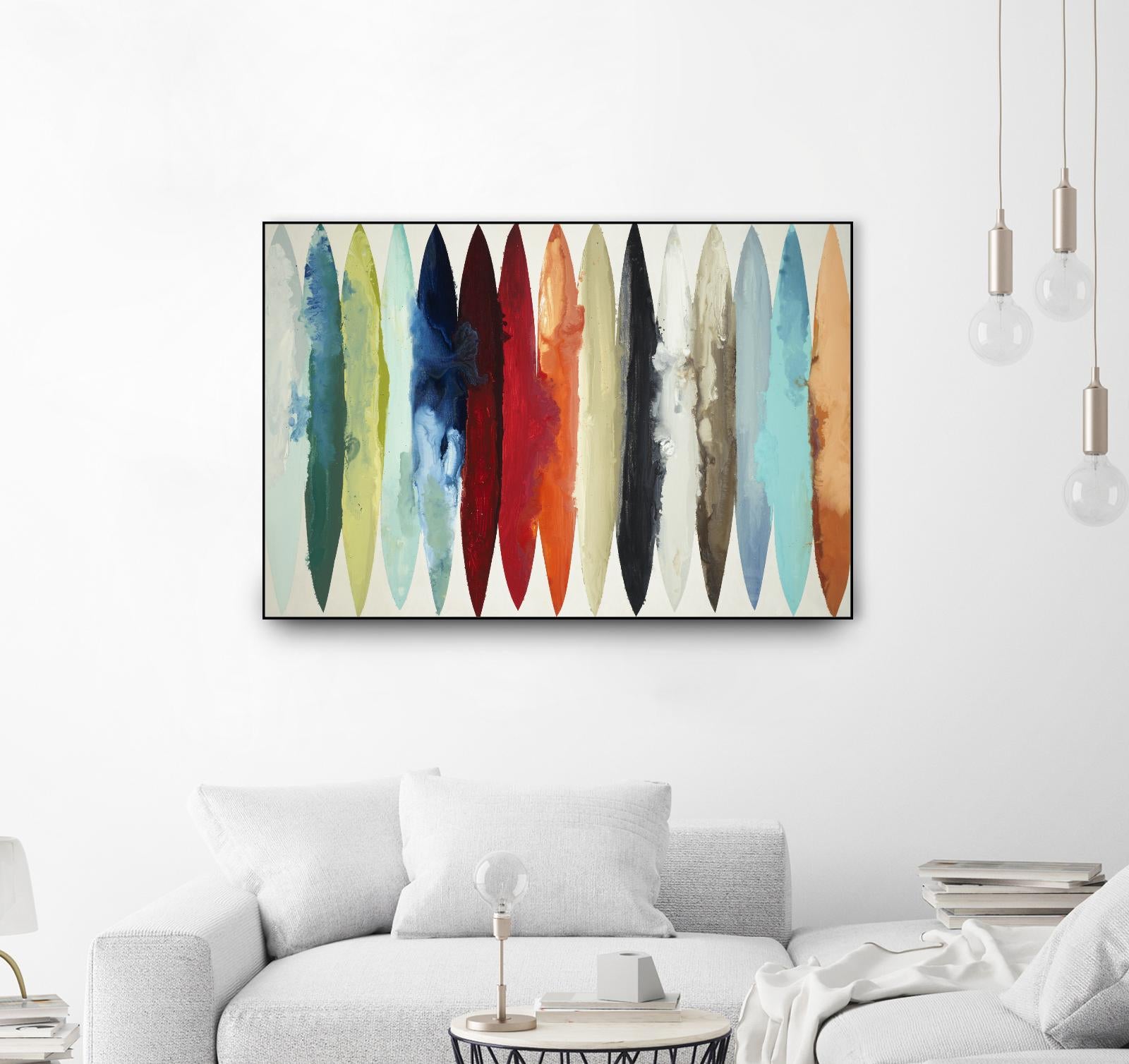 Even Flow by Randy Hibberd on GIANT ART - brights abstract